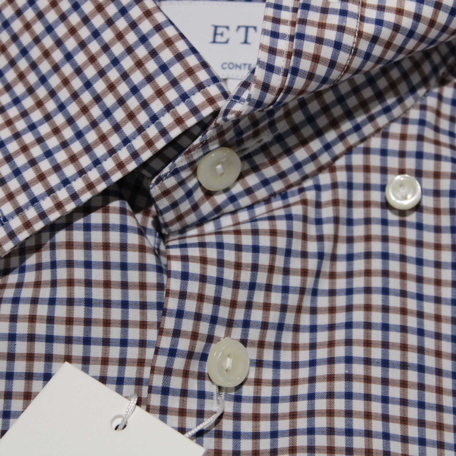 Eton Eton New with tags Shirt Size S US In Brown Size US S / EU 44-46 / 1 - 4 Thumbnail