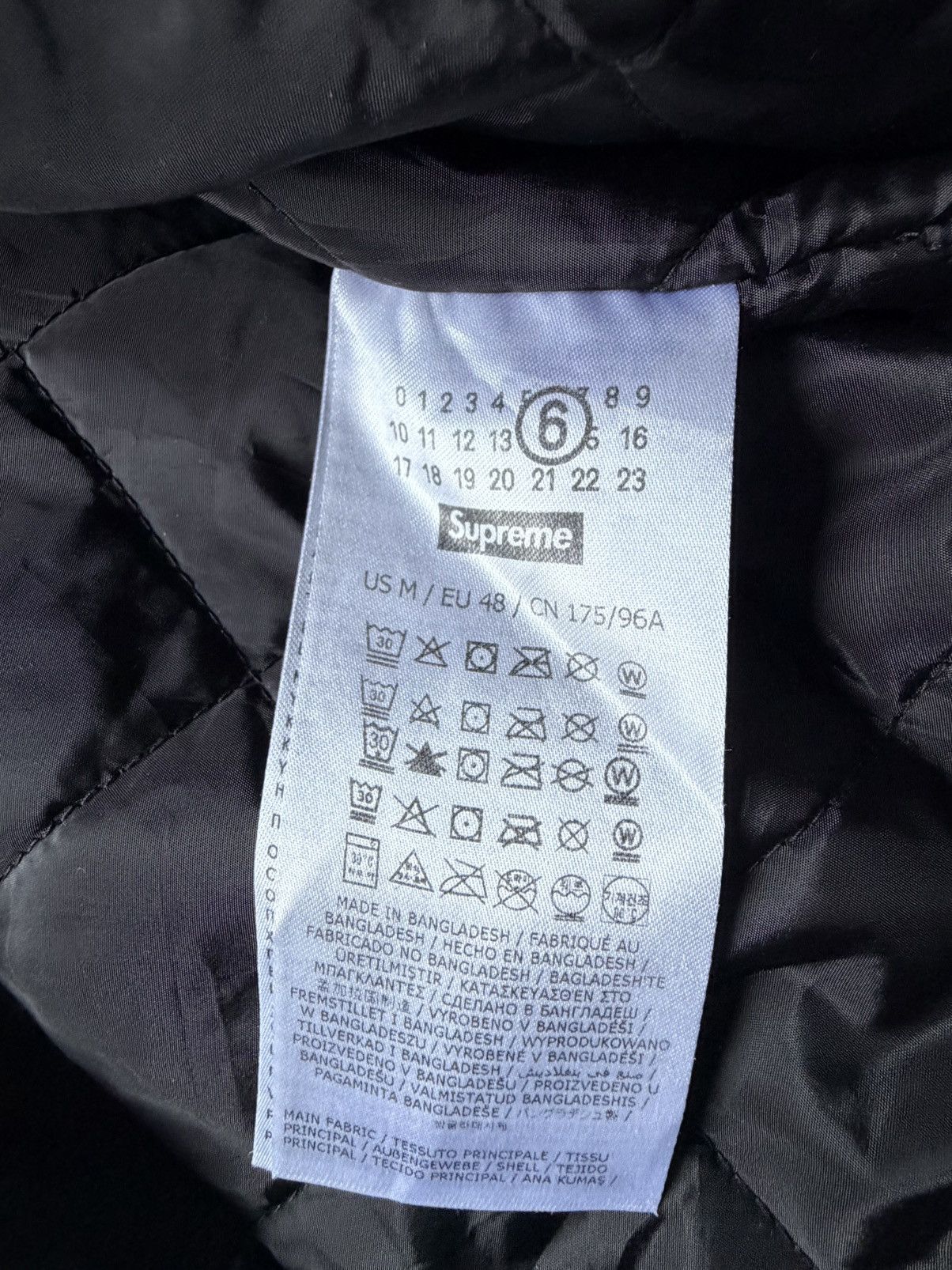 Maison Margiela × Supreme Supreme®/MM6 Maison Margiela Split Stadium Jacket Size US M / EU 48-50 / 2 - 9 Thumbnail