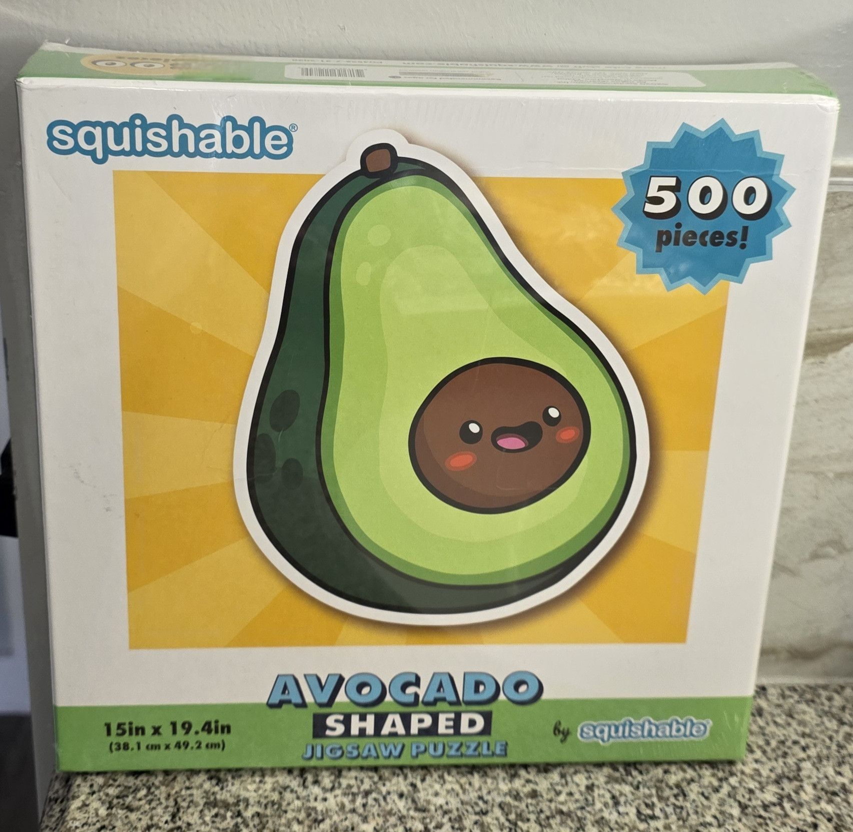 Other NIB Squishable Avocado Shaped Jigsaw Puzzle 500 Pieces Size ONE SIZE - 1 Preview