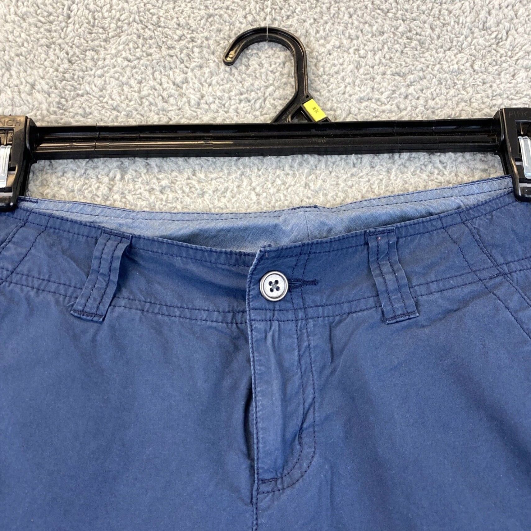 Vintage Women's Columbia Navy Shorts Size 6 Pockets Blue 52-47 Size 28" / US 6 / IT 42 - 2 Thumbnail