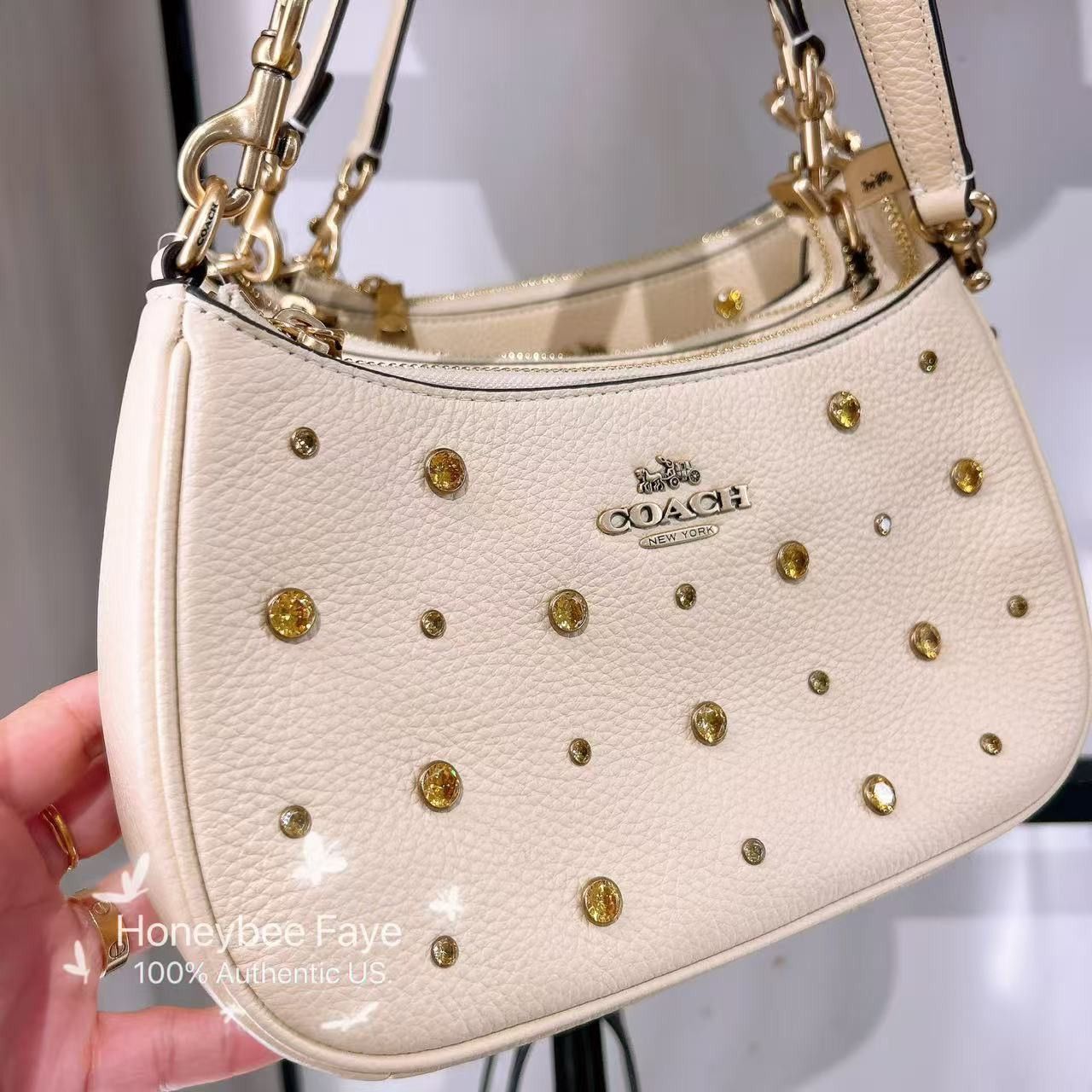 Coach Teri Shoulder Bag With Crystal CAL48 Size ONE SIZE - 2 Thumbnail