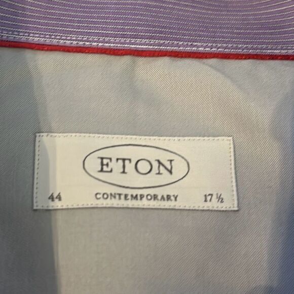 Eton ETON Shirt Mens Slim Contemporary Button Up Long Sleeve Cott Size US S / EU 44-46 / 1 - 7 Thumbnail