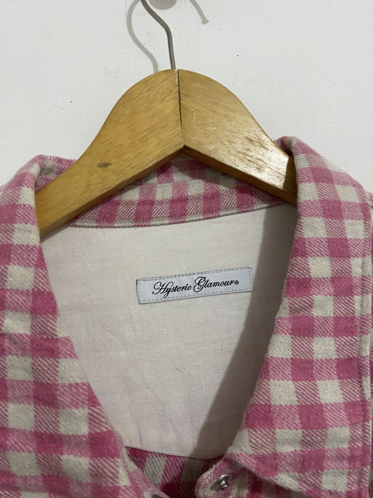 Hysteric Glamour 💸BINDINGOFFER💸Hysteric Glamour Pink Punk Flannel Shirt Size US M / EU 48-50 / 2 - 5 Thumbnail