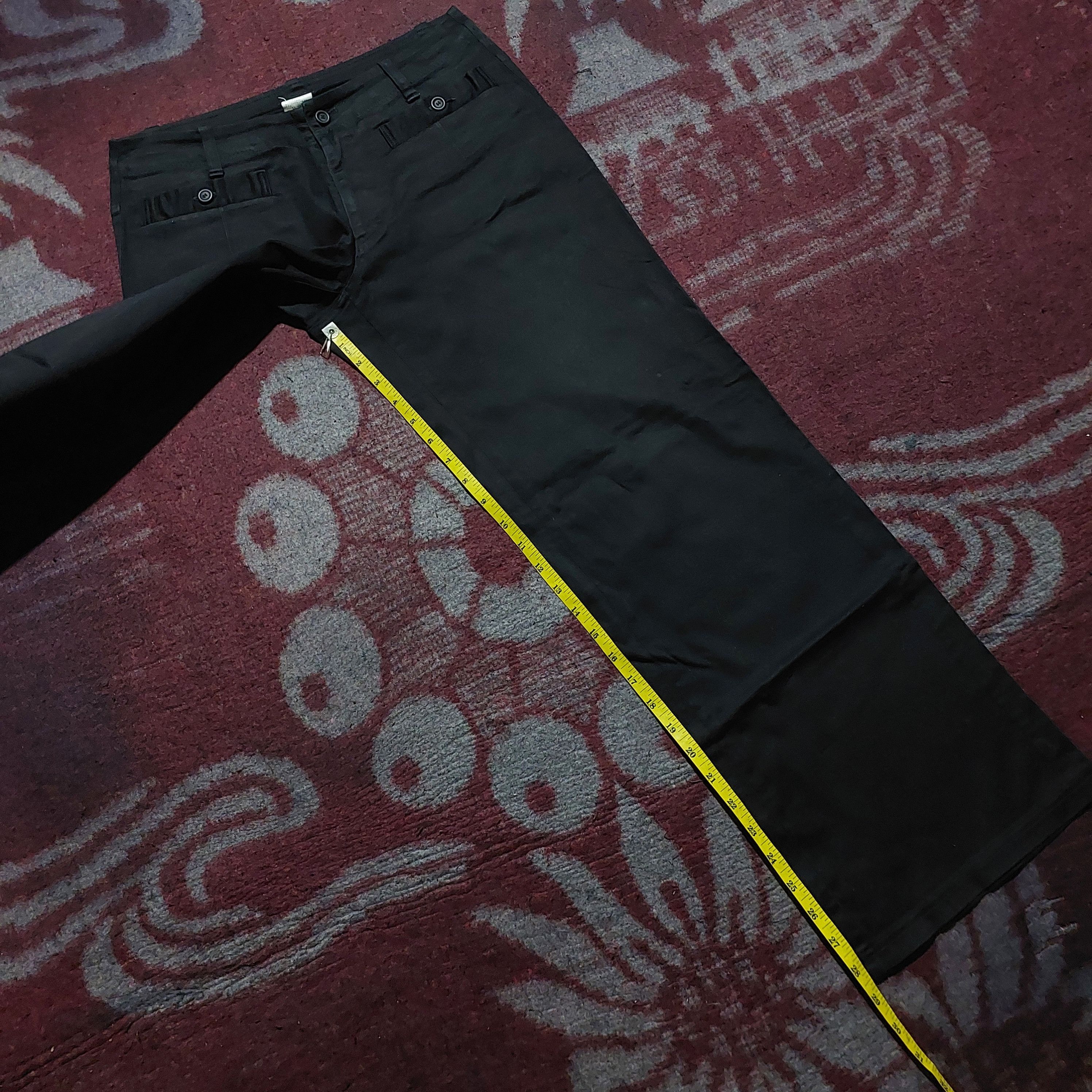 Issey Miyake Issey miyake Plantation black wide pants Size US 30 / EU 46 - 11 Thumbnail