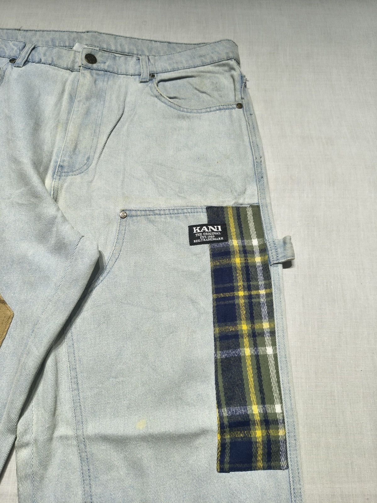 Southpole KARL KANI Y2K PATCHWORK CARPENTER PANTS 🪚🪛(021) Size US 36 / EU 52 - 4 Thumbnail