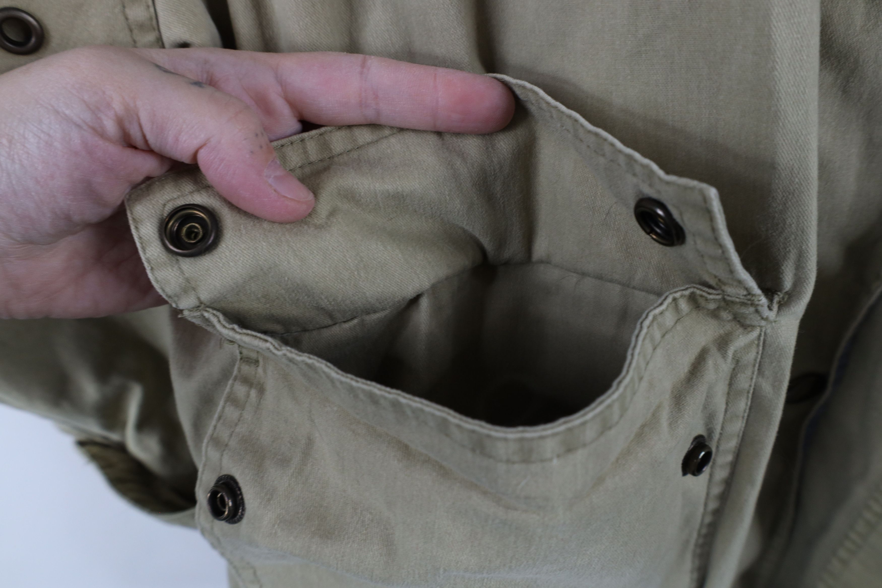Vintage Vintage 90s Streetwear Oversized Stonewash Bomber Jacket Size M / US 6-8 / IT 42-44 - 8 Thumbnail