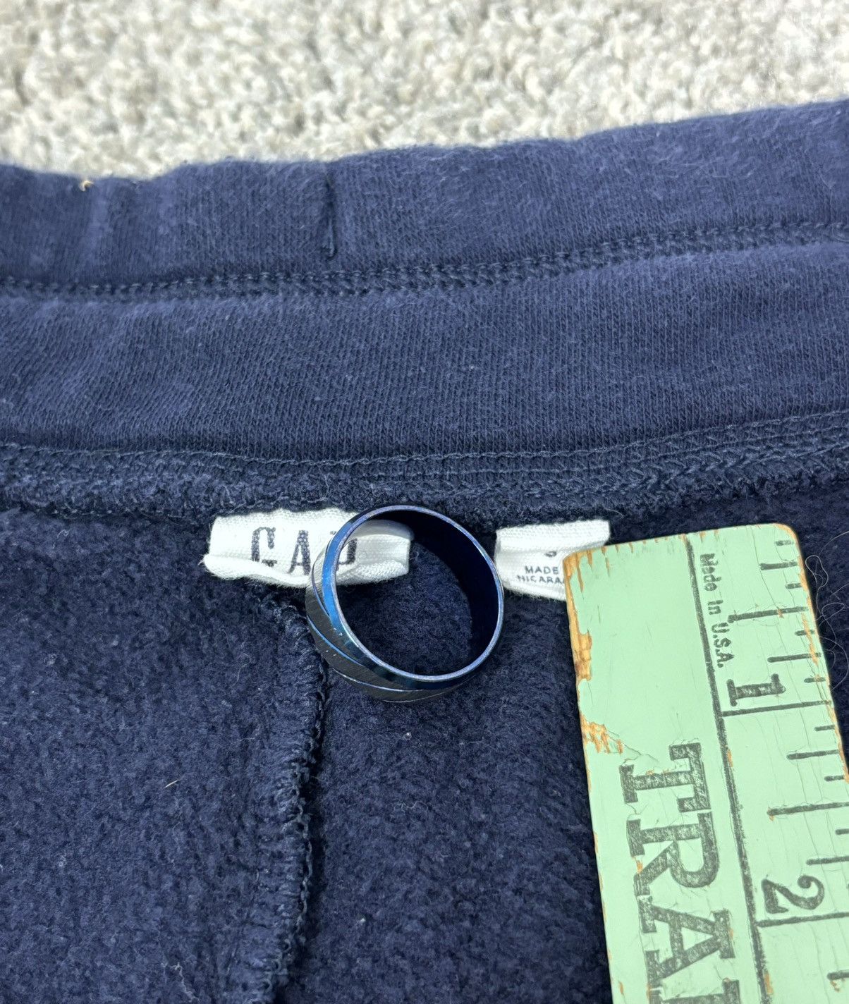 Vintage Y2k navy gap sweatpants Size US 30 / EU 46 - 7 Thumbnail