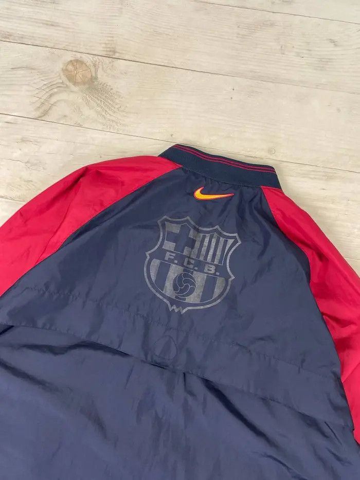 Nike Vintage Nike Barcelona 2002-03 Track Jacket Football Soccer Size US L / EU 52-54 / 3 - 12 Thumbnail
