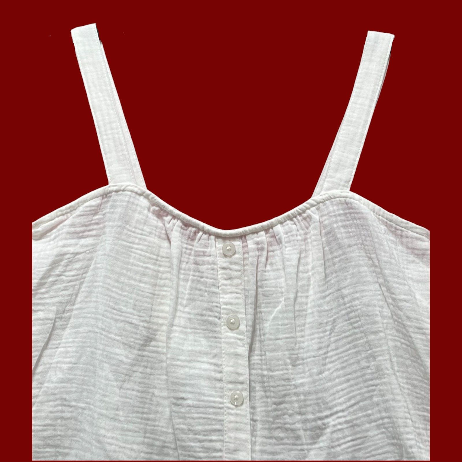 Other Colsie - Women's Tiny Tank Top - White - Extra Small Size XS / US 0-2 / IT 36-38 - 11 Thumbnail