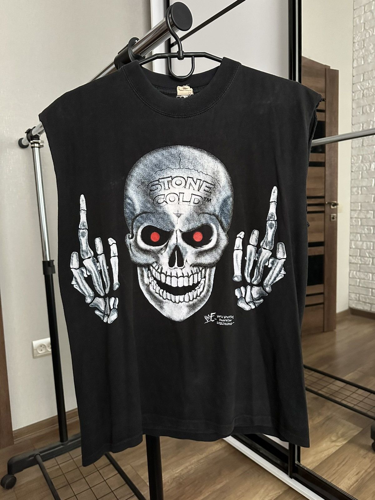 WWE 1998 Stone Cold Steve Austin Vintage WWE Tank Top T-Shirt Size US L / EU 52-54 / 3 - 3 Thumbnail