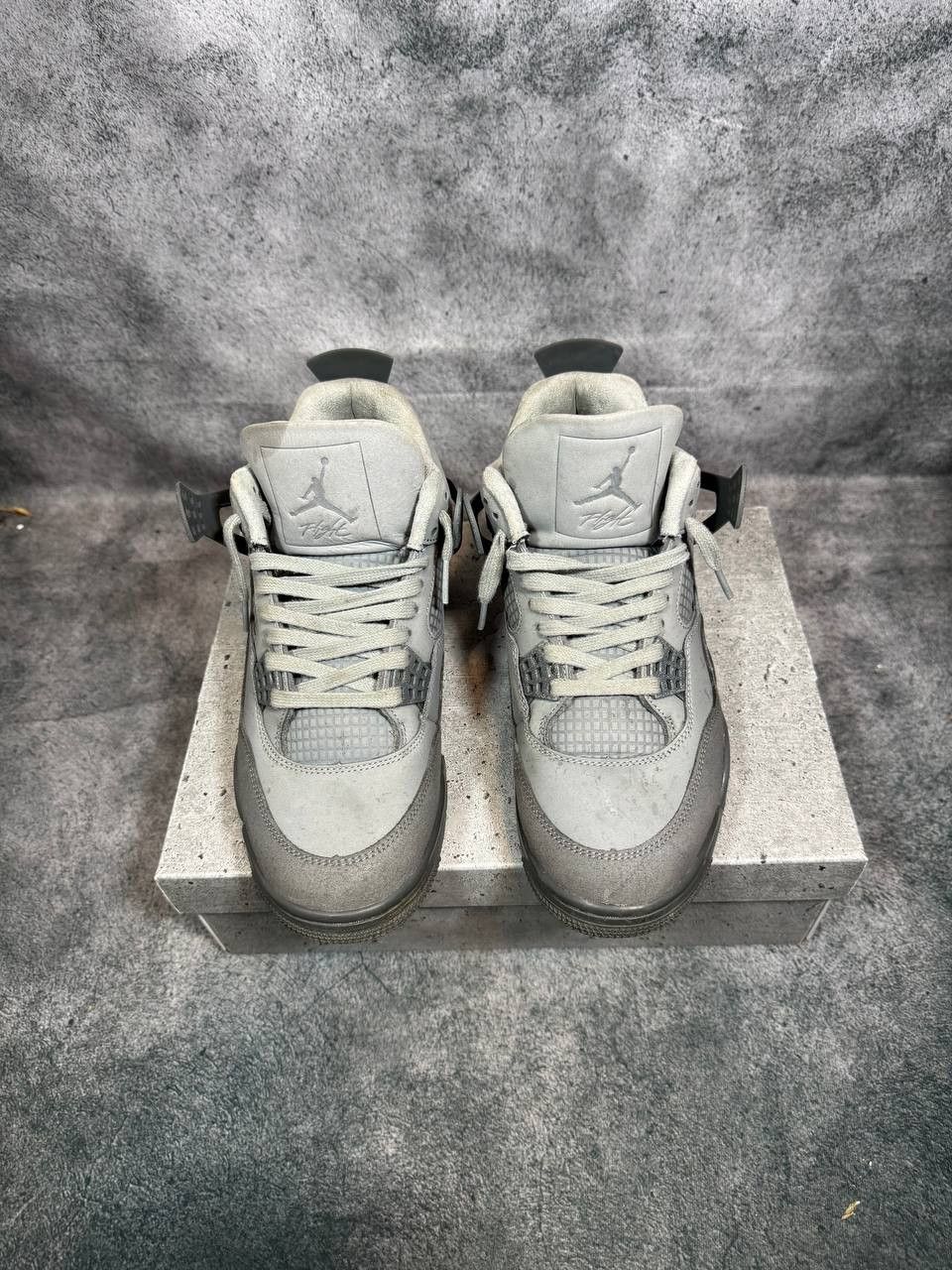 Jordan Brand Size 8.5 | Jordan 4 Wet Cement With Box | Pre-Owned Size US 8.5 / EU 41-42 - 4 Thumbnail