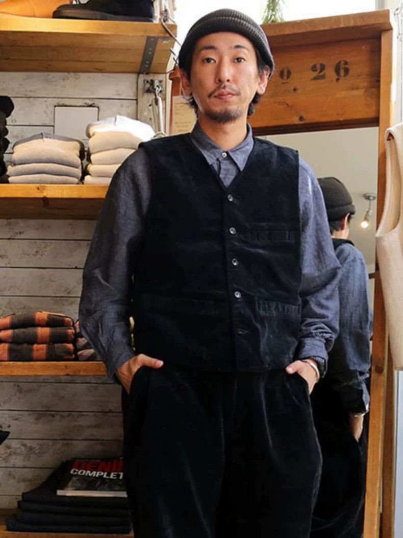 Porter Classic Corduroy Vest for Men
