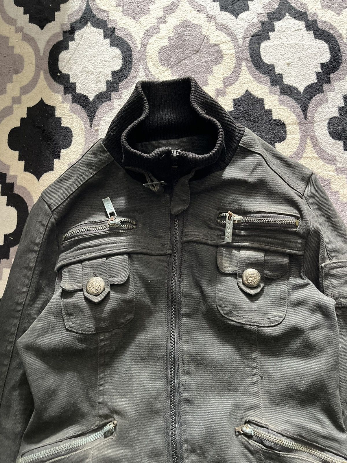 Isamu Katayama Backlash Vintage neb girl waxed jacket Size US M / EU 48-50 / 2 - 3 Thumbnail