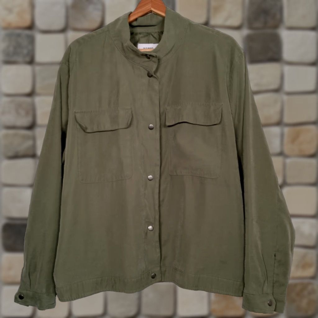 Old Navy VINTAGE Old Navy Soft Utility Jacket Women XXL Army Green Arugula Field Snap Military Size XXL / US 16-18 / IT 52-54 - 1 Thumbnail