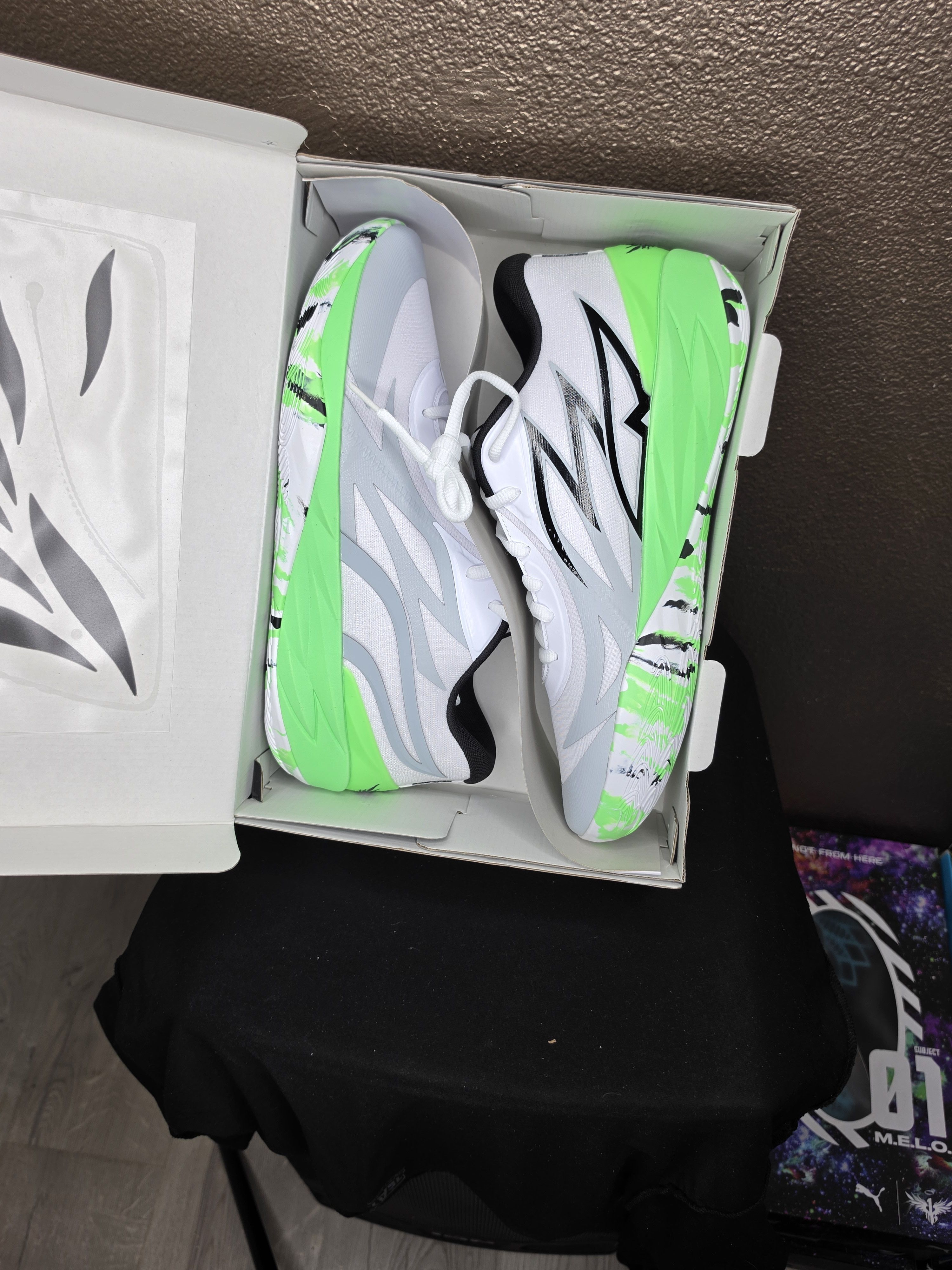 Puma Puma LaMelo Ball MB.03 Lo Team White Green New w/ Box Size US 13 / EU 46 - 3 Thumbnail