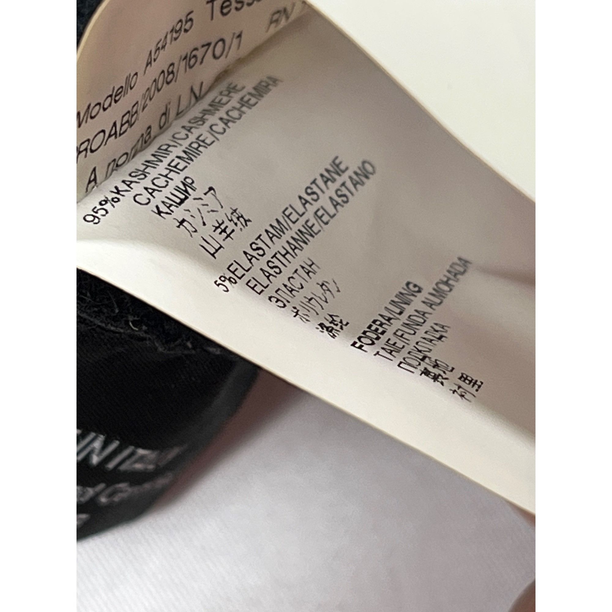 Versace Versace Womens Black V Neck Long Sleeve Sweater Size 42 SKU Size M / US 6-8 / IT 42-44 - 13 Thumbnail