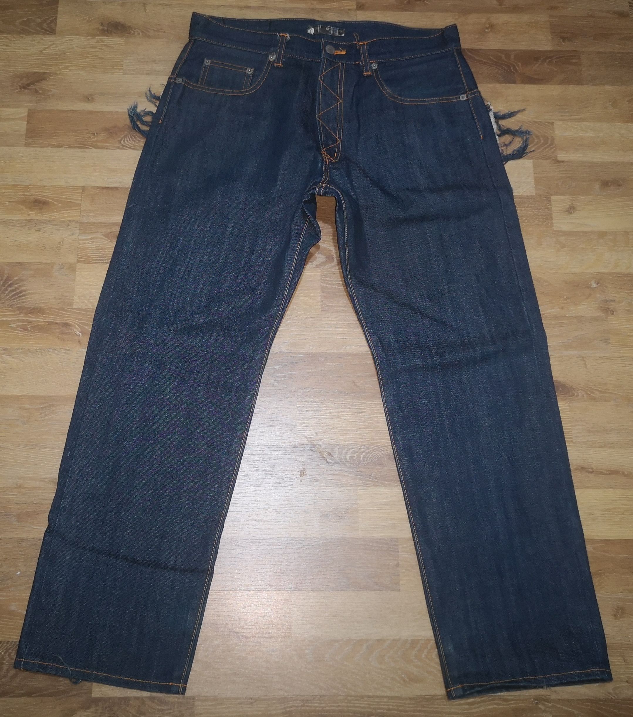 Japanese Brand Vintage Japan Brand Balancewear Design AW2003 Denim Size US 33 - 2 Thumbnail