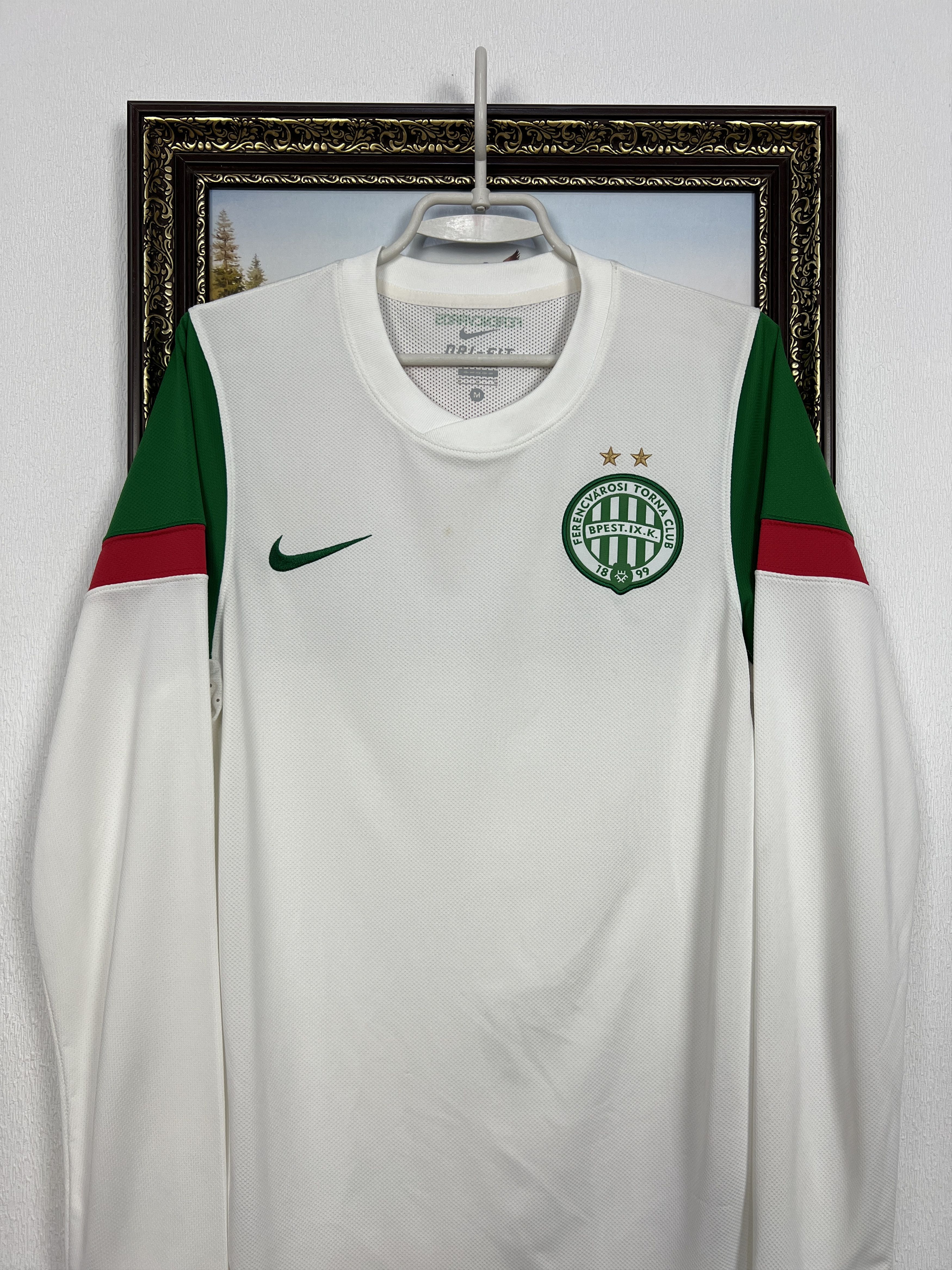 Nike Ferencvaros 2010 Away Football Shirt Soccer Nike Long Sleeve Size US M / EU 48-50 / 2 - 2 Thumbnail