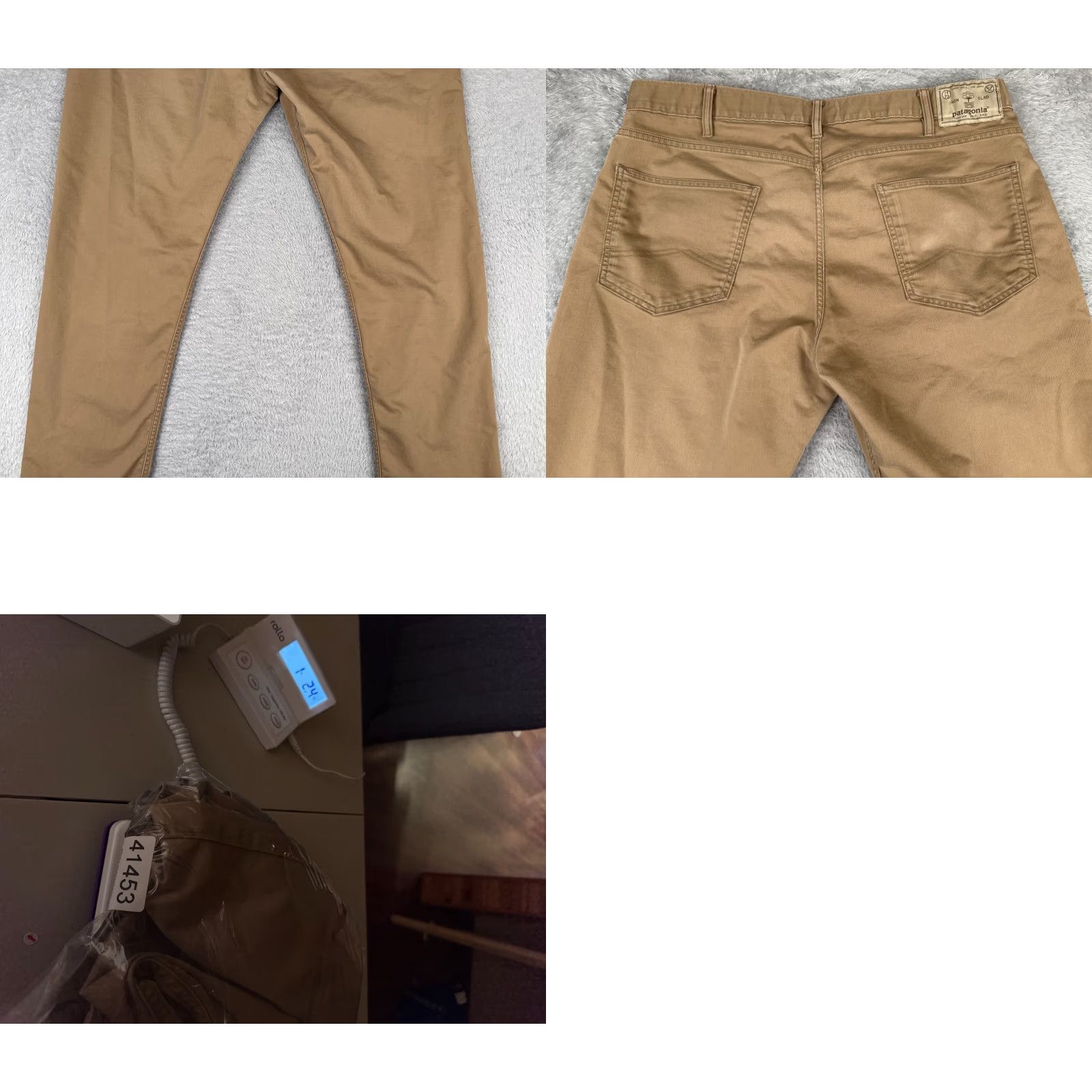 Patagonia Patagonia Jeans Mens 38 Beige Denim Performance Twill Jeans Regular Cotton Blend Size US 38 / EU 54 - 10 Thumbnail