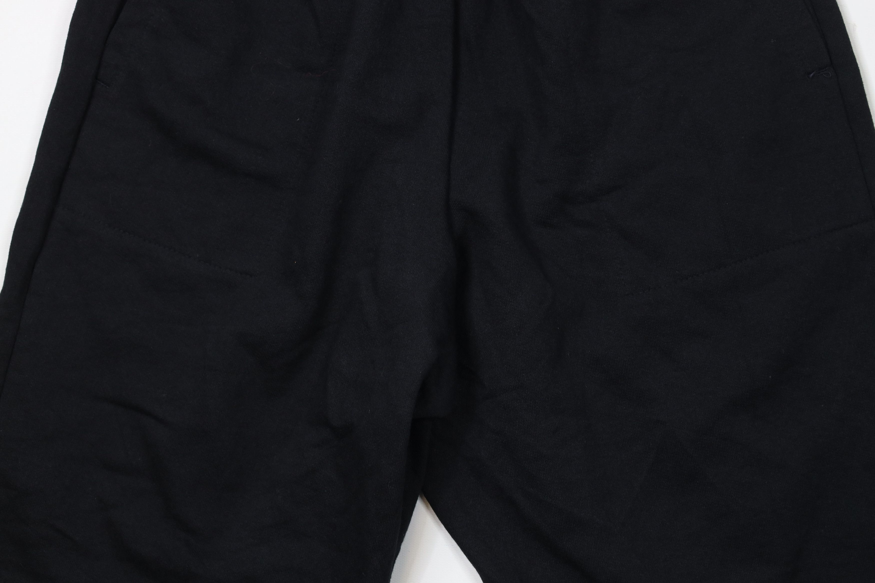 Vintage Vintage 90s Streetwear Blank Sweatpants Shorts Black USA Size US 30 / EU 46 - 3 Thumbnail