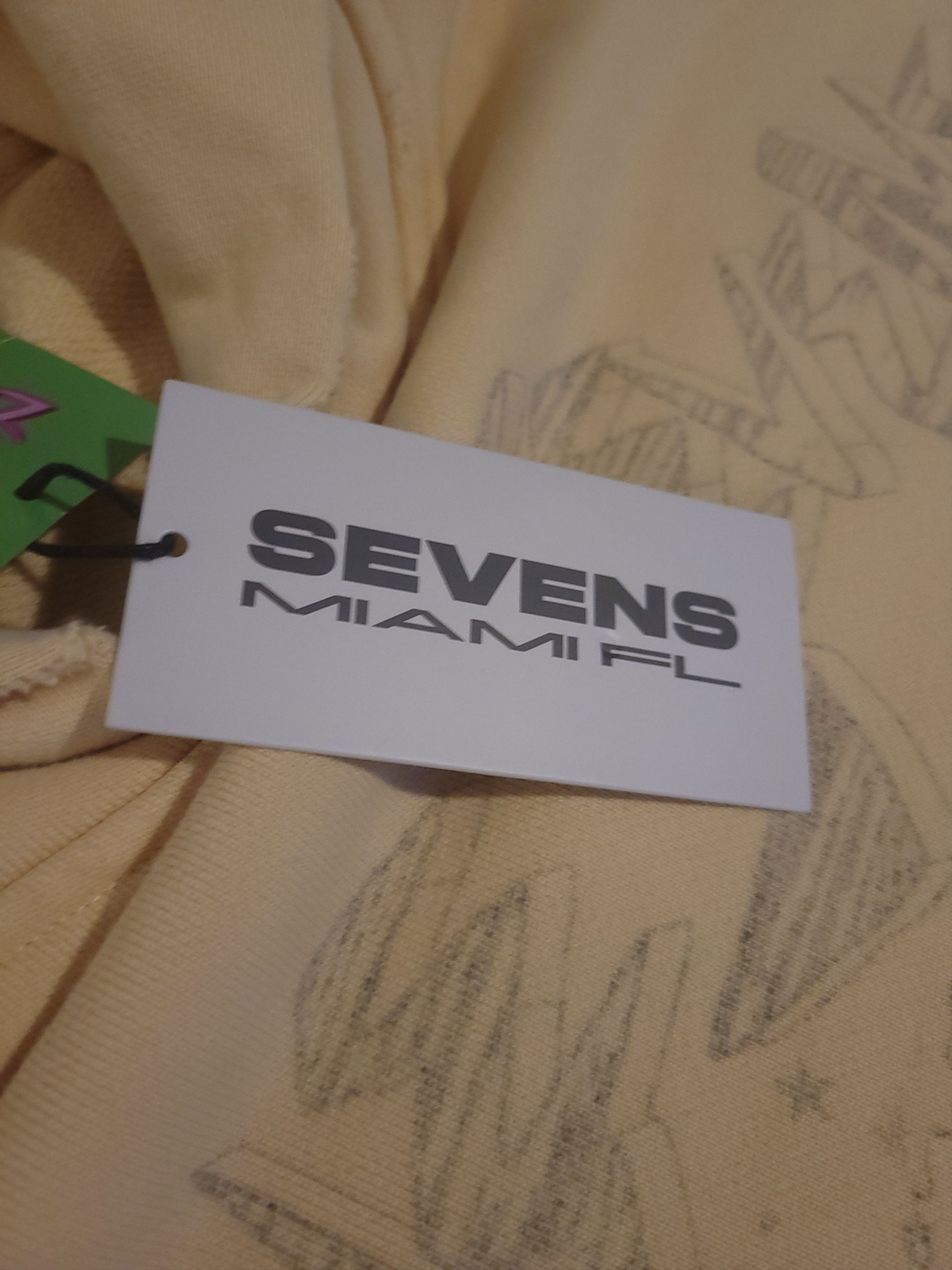 TRIPLE SEVENS Triple Sevens -Beige Hoodie-Mens Oversized Med (Fits L) BNWT Size US M / EU 48-50 / 2 - 22 Thumbnail