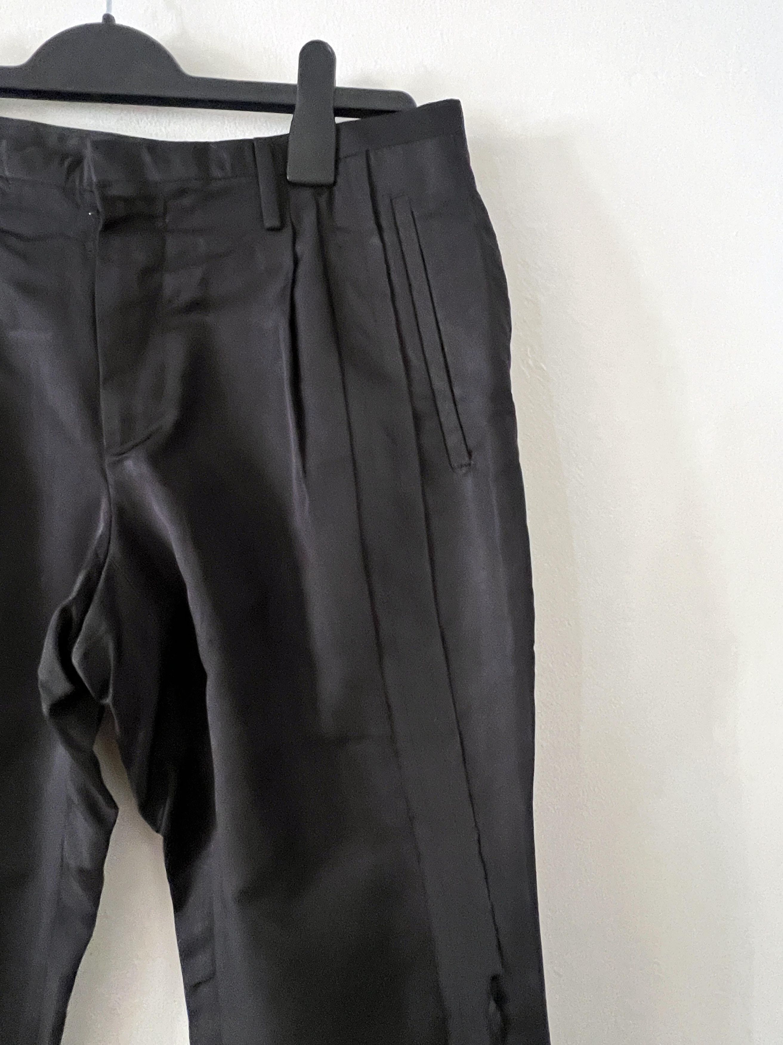 Lanvin Lanvin Silk Runway Spring 2010 Black Trousers, Alber Elbaz Size US 30 / EU 46 - 6 Thumbnail