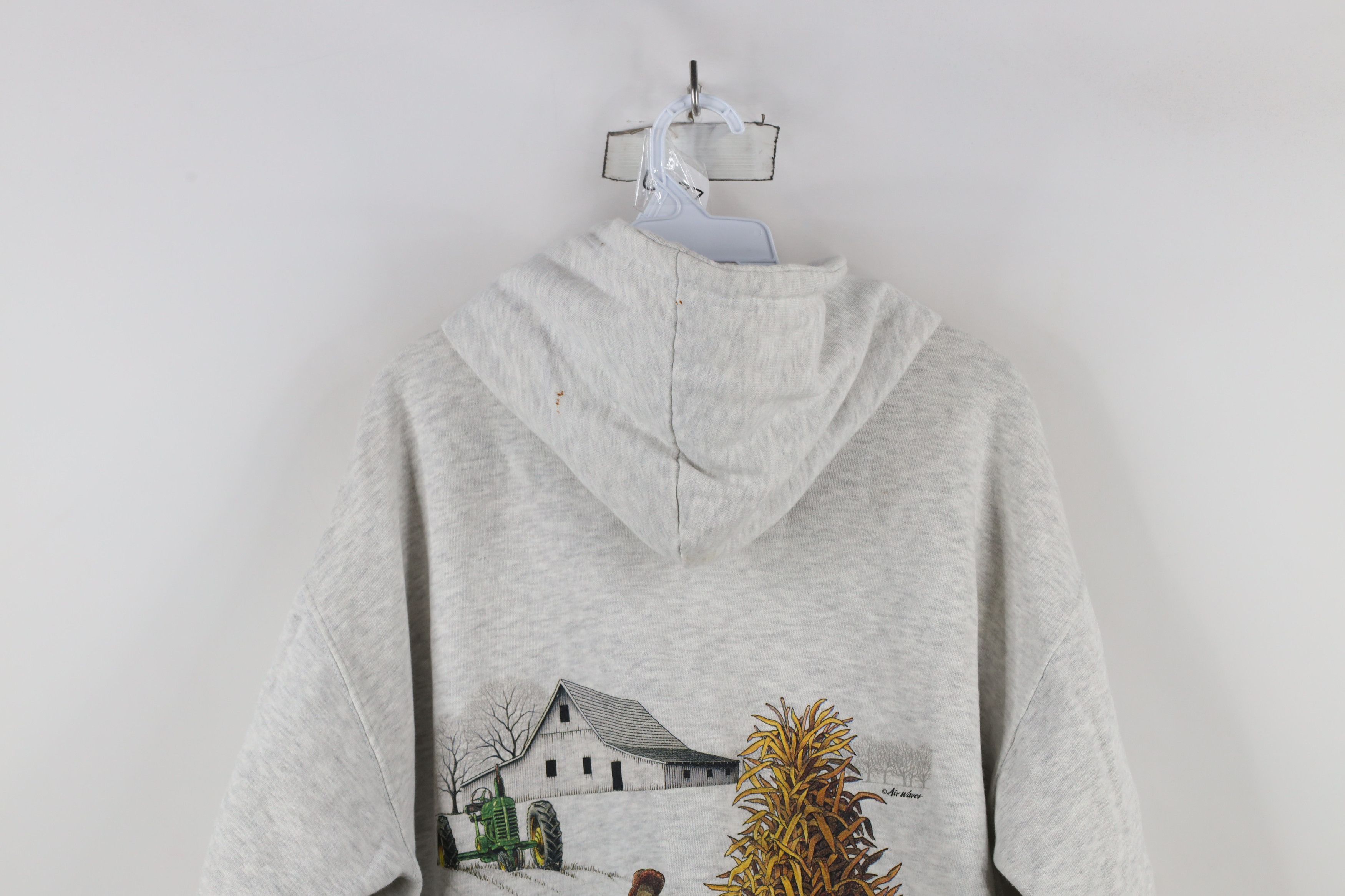 Vintage Vintage 90s Streetwear Farmhouse Farmer Full Zip Hoodie Size US L / EU 52-54 / 3 - 16 Thumbnail