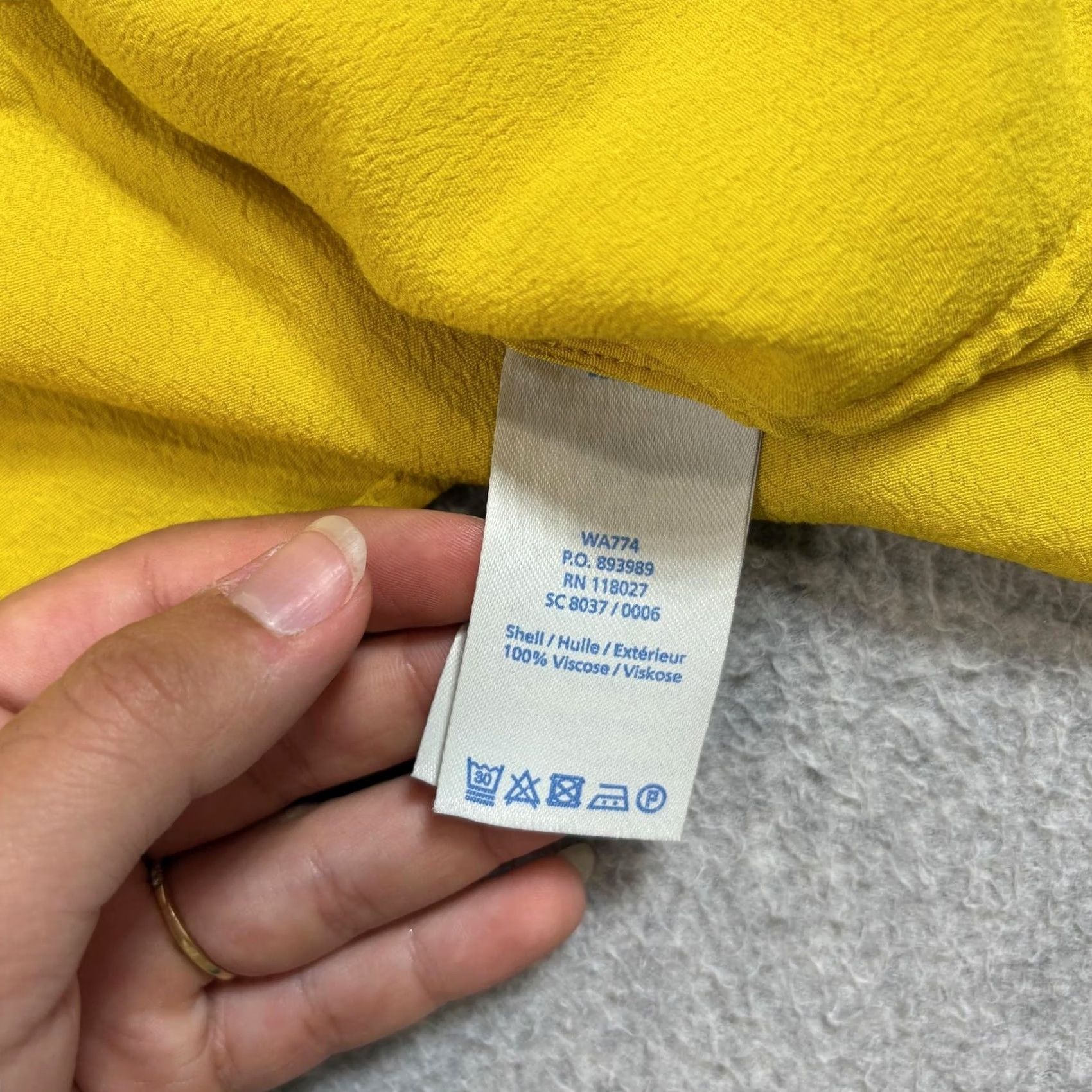 Boden Boden Shirt Women 16 US Pleated Front Cap Sleeve Viscose Boho Yellow Blouse Womens Size XXL / US 16-18 / IT 52-54 - 4 Thumbnail