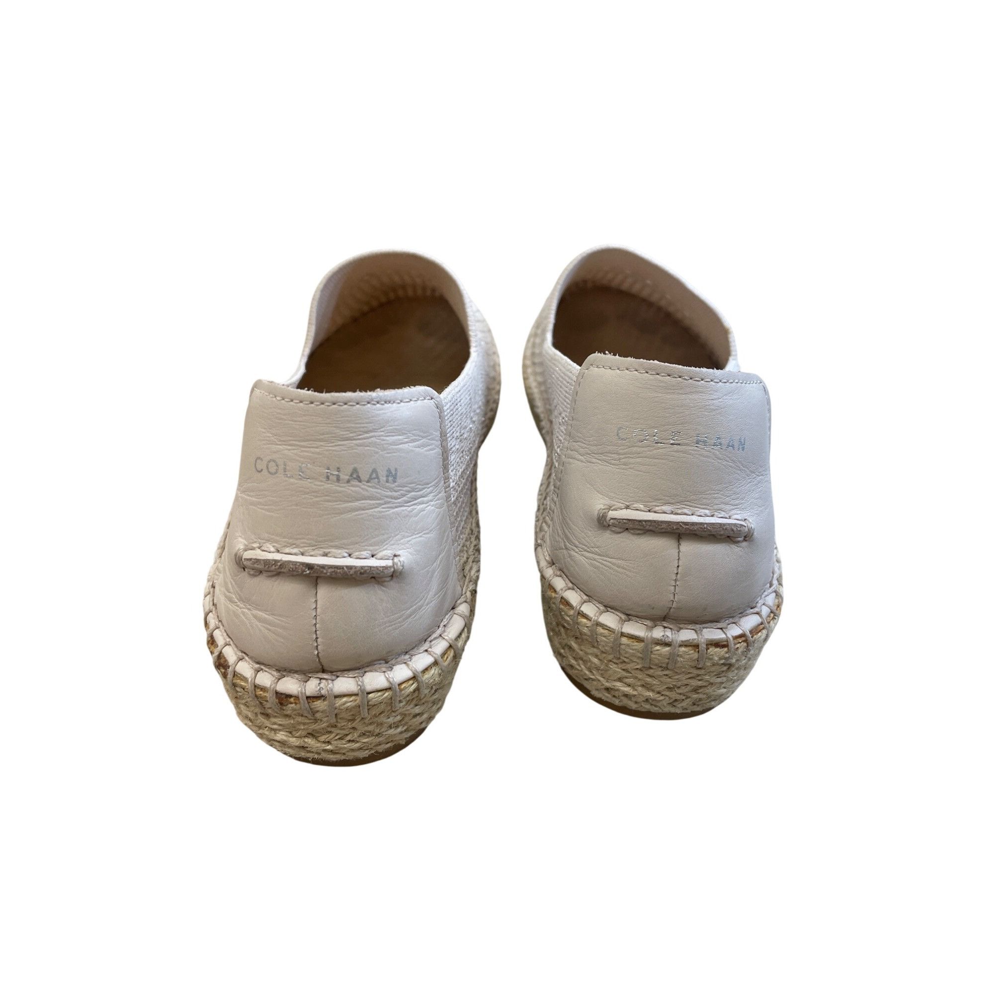 Cole Haan Cole Haan Womens Tan Espadrille Slip-On Loafers Flats Size 8 Size US 8 / IT 38 - 6 Thumbnail