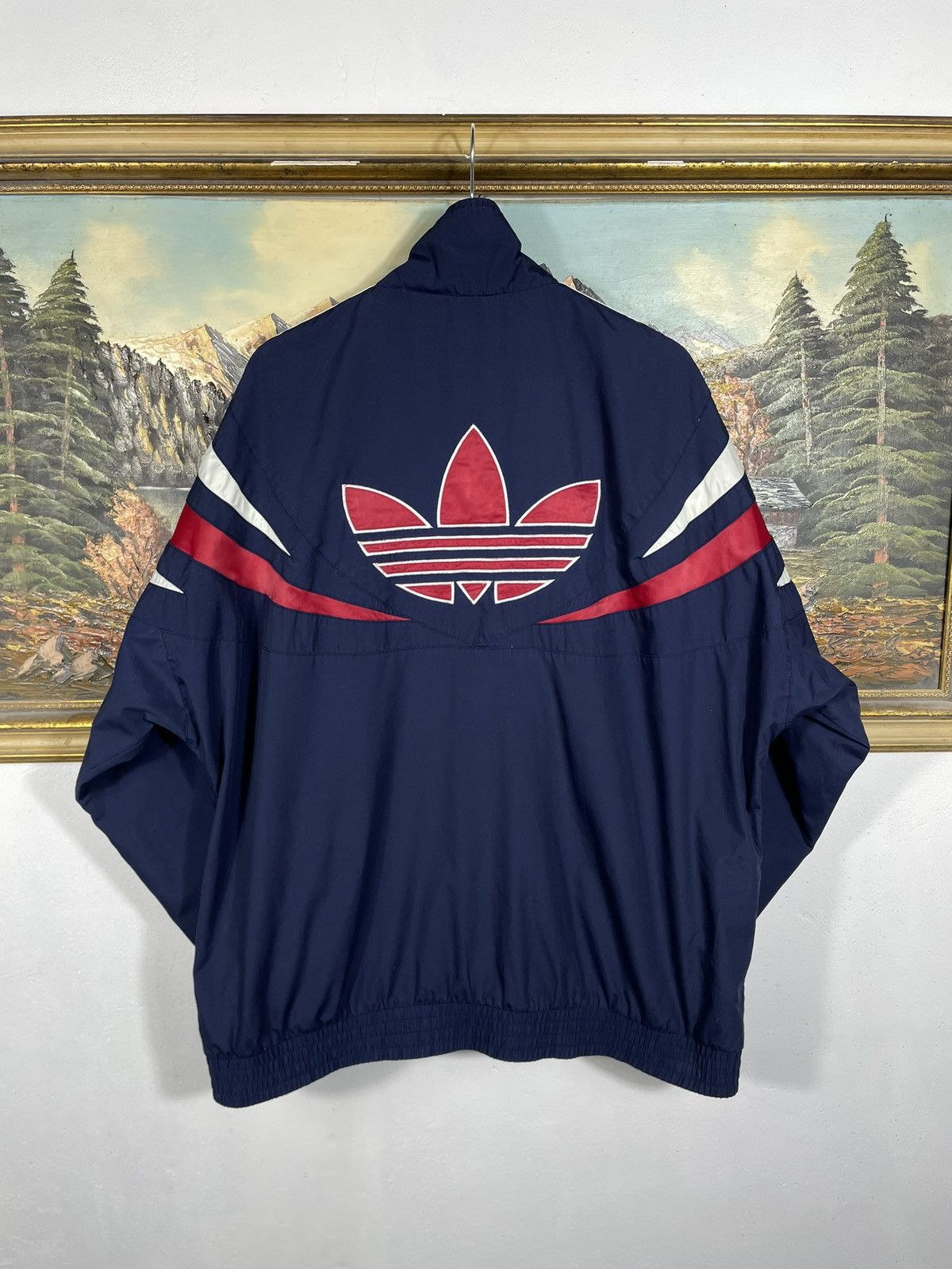 Adidas × Vintage Adidas Vintage 90s Baggy Oversize Light Jacket Windbreaker Size US XL / EU 56 / 4 - 2 Thumbnail