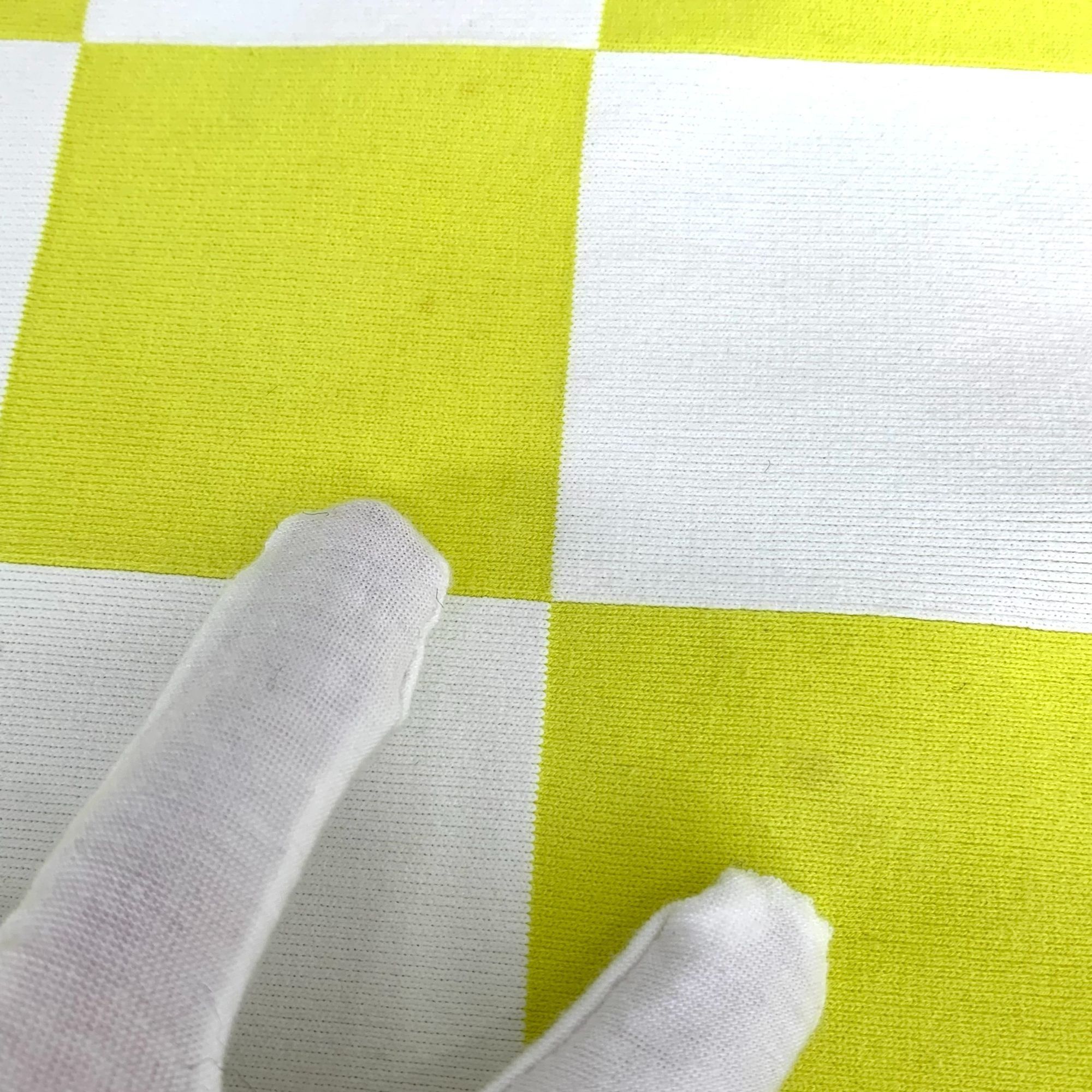 Louis Vuitton Louis Vuitton XS Yellow & White Checkered Short-Sleeve Dress Size XS / US 0-2 / IT 36-38 - 5 Thumbnail
