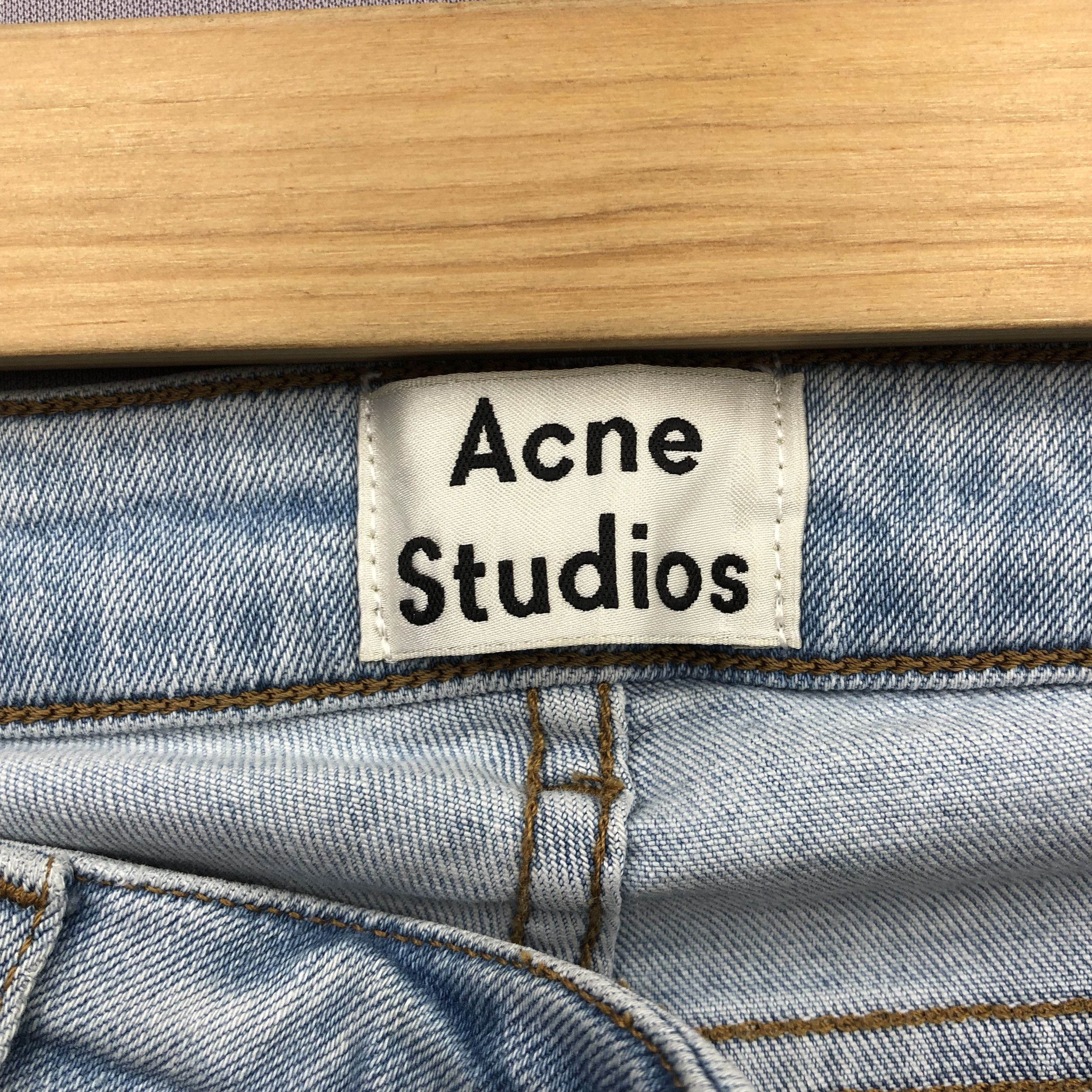 Acne Studios Vintage Acne Studio Skinny Jeans Acne Faded Light Wash Denim Size 26" / US 2 / IT 38 - 8 Thumbnail