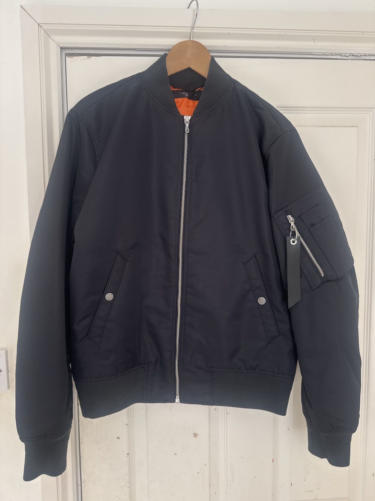 Rag & Bone Rag & Bone Manston Bomber Black S NWT Size US S / EU 44-46 / 1 - 1 Thumbnail