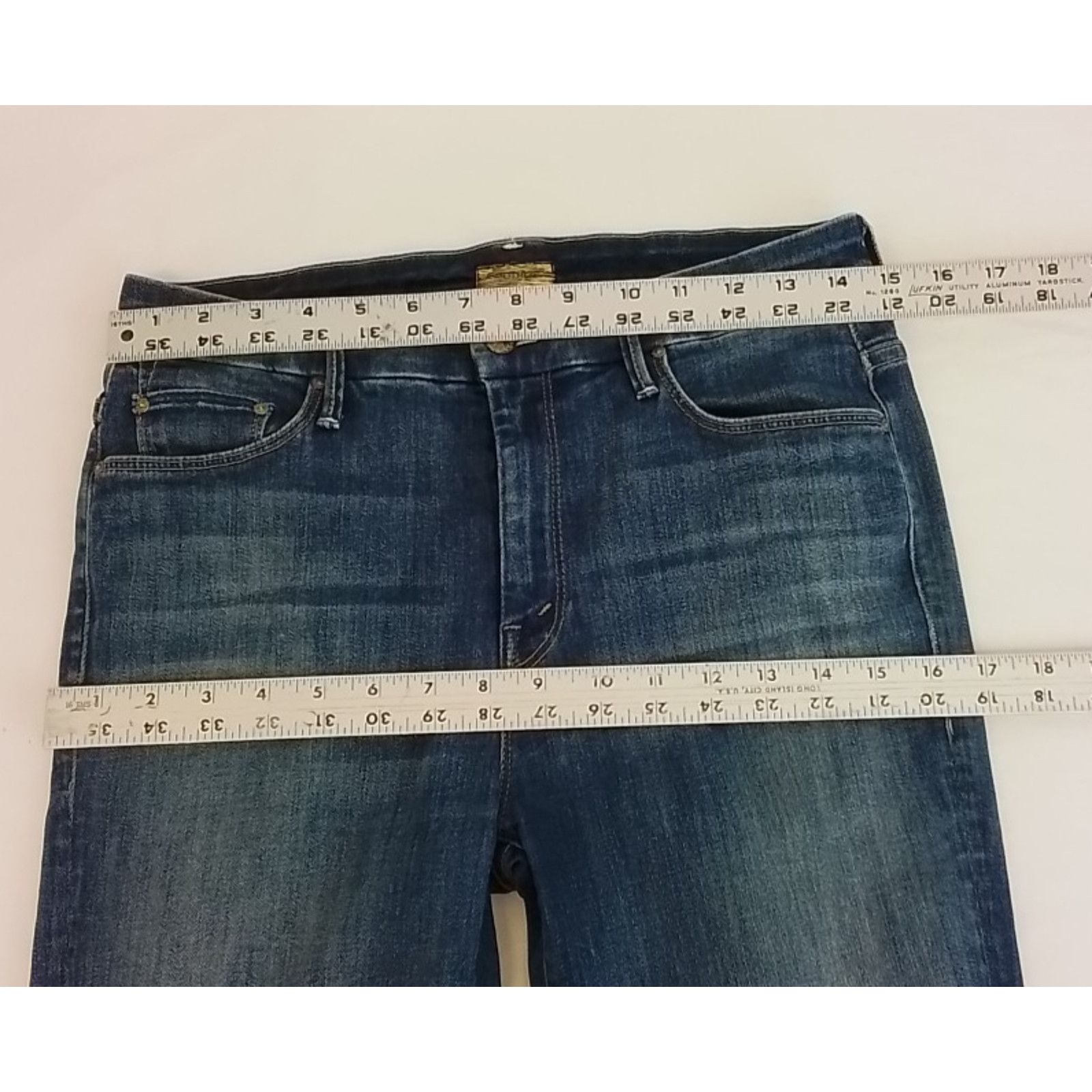MOTHER Mother Looker Ankle Fray Jean Women's 29" High Waist Size 29" - 12 Thumbnail