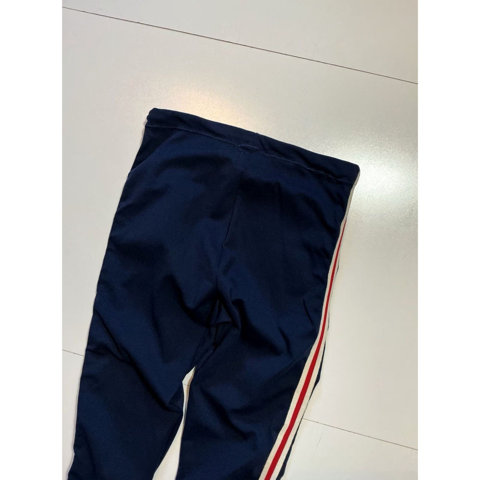 Champion VINTAGE Champion Track Pants Nylon Striped Navy Blue Made In USA M Men Size US 31 - 7 Thumbnail