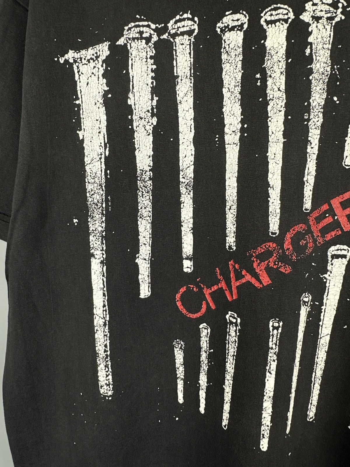 Band Tees 90s Vintage Charger Metal Nine Inch Nails Style T shirt Tee Size US M / EU 48-50 / 2 - 4 Thumbnail