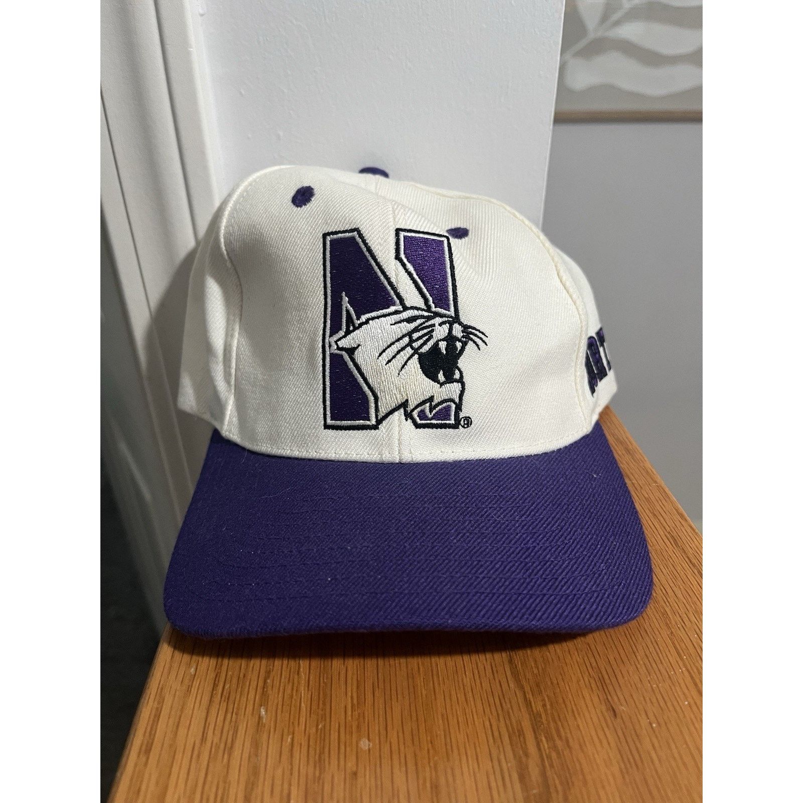 Reebok Vtg Reebok Northwestern Wildcats Hat Big Ten NCAA SnapBack Size ONE SIZE - 1 Thumbnail