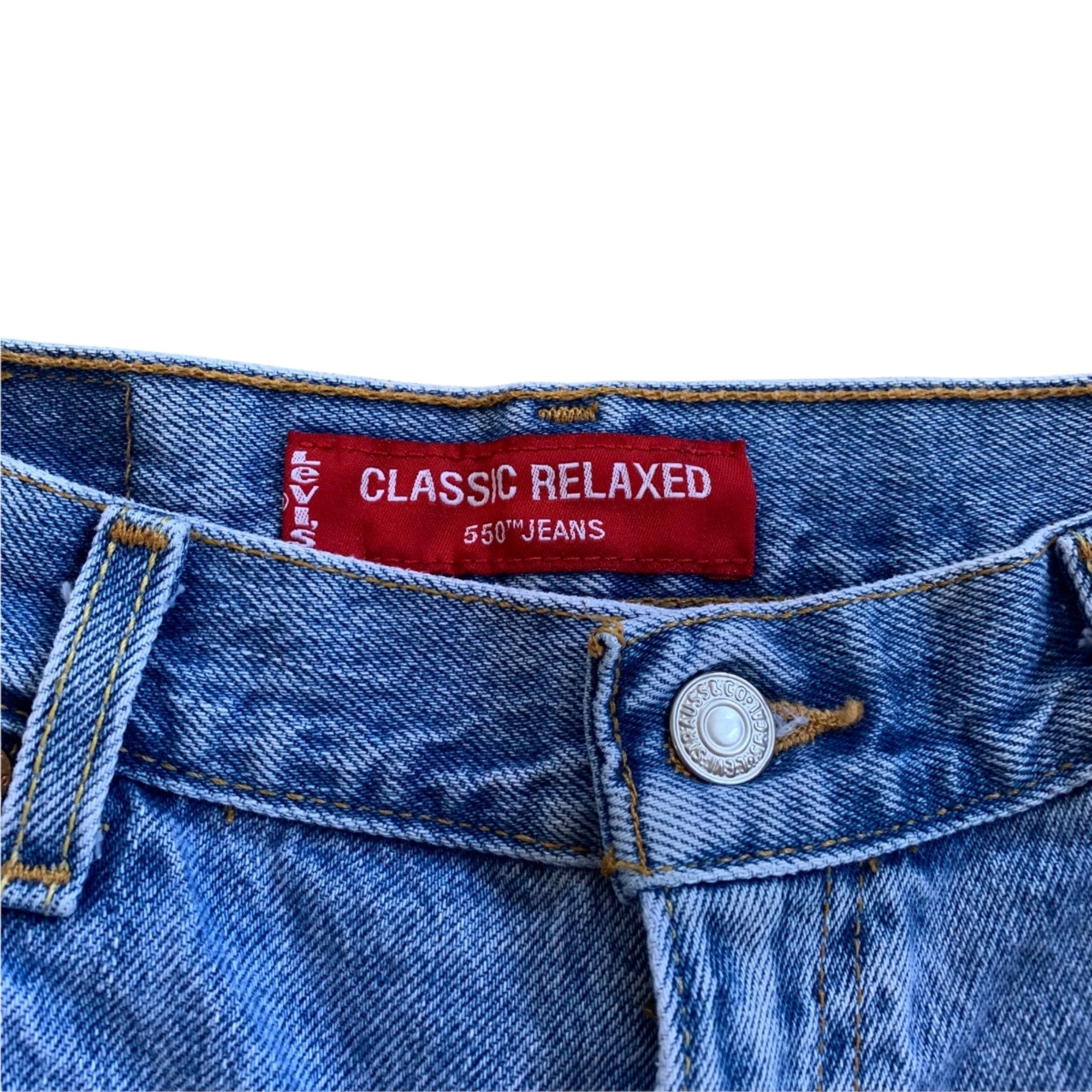 Levi's Vintage Levi's Classic Relaxed 550 Light Wash High Rise Deni Size 30" / US 8 / IT 44 - 4 Thumbnail