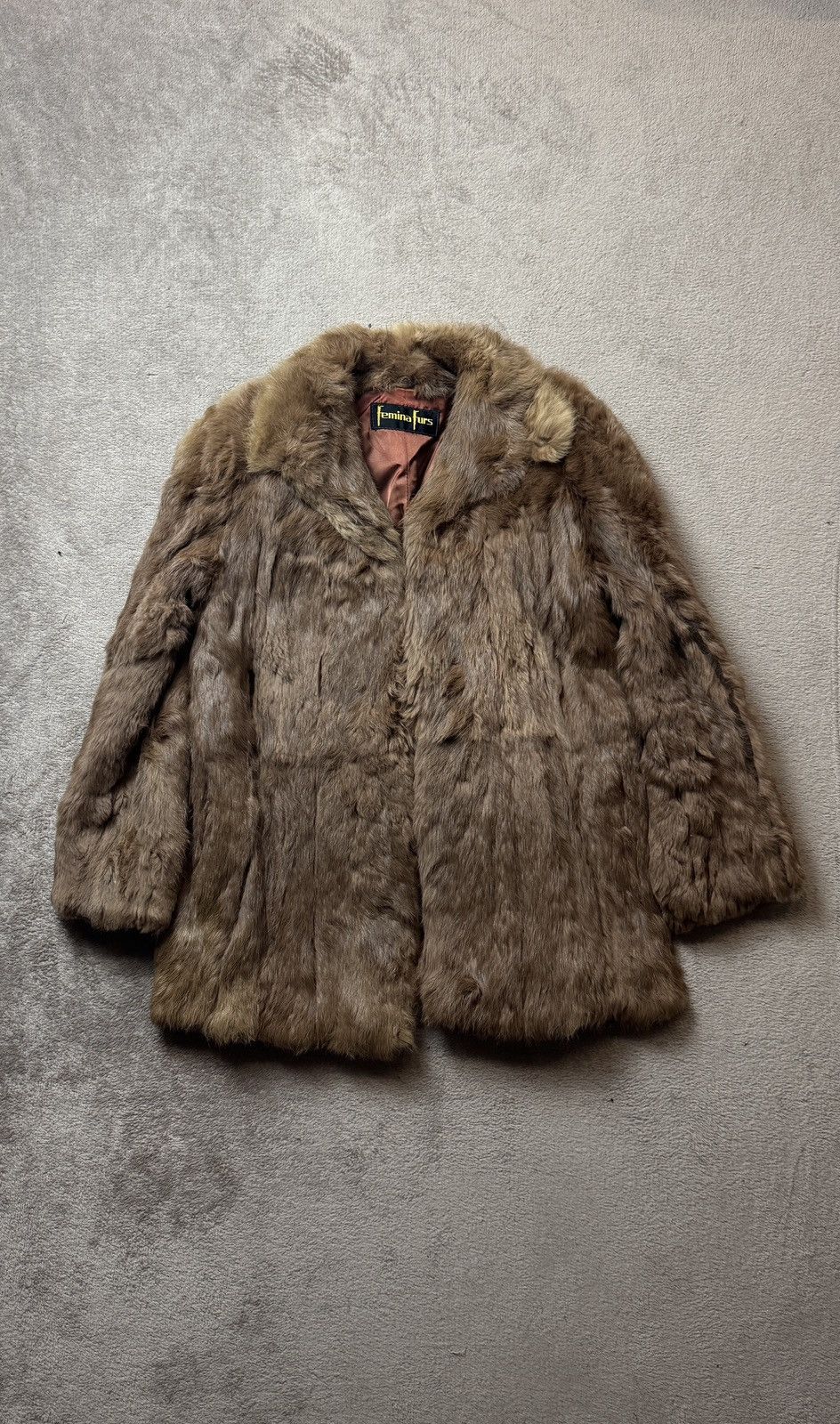 Vintage Y2K French Rabbit Fur Korean Coat ifsixwasnine LGB ysl Size S / US 4 / IT 40 - 1 Thumbnail