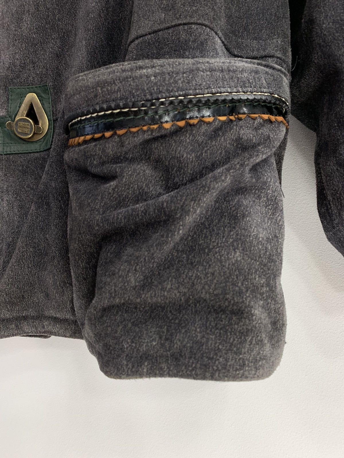 Marithe + Francois Girbaud Very Rare Marithe Francois Girbaud Cuir Ruffo Leather Jacket Size US L / EU 52-54 / 3 - 8 Thumbnail