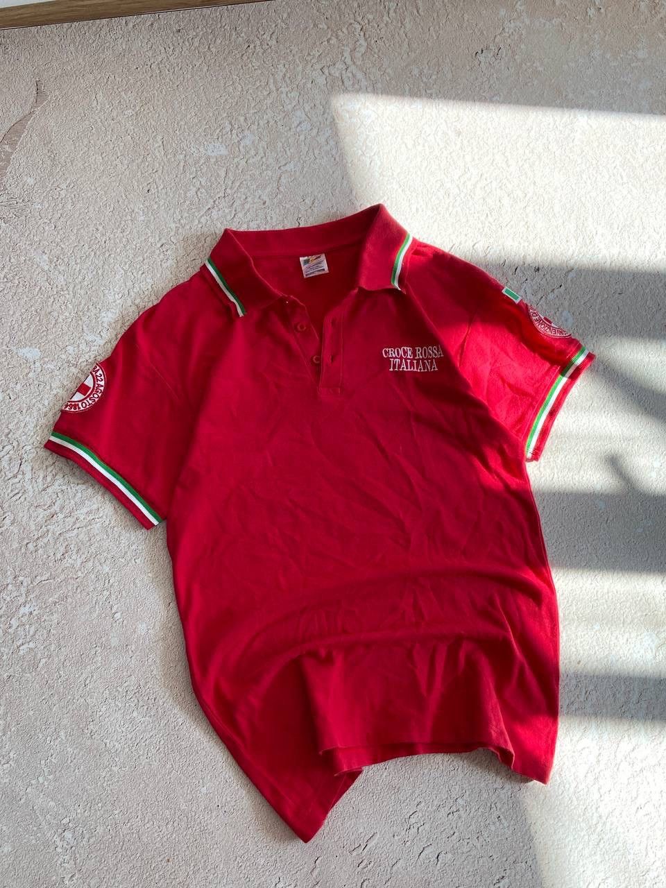 Polo Ralph Lauren × Vintage Polo Ralph Lauren style Italy distressed rugby polo Size US M / EU 48-50 / 2 - 2 Thumbnail