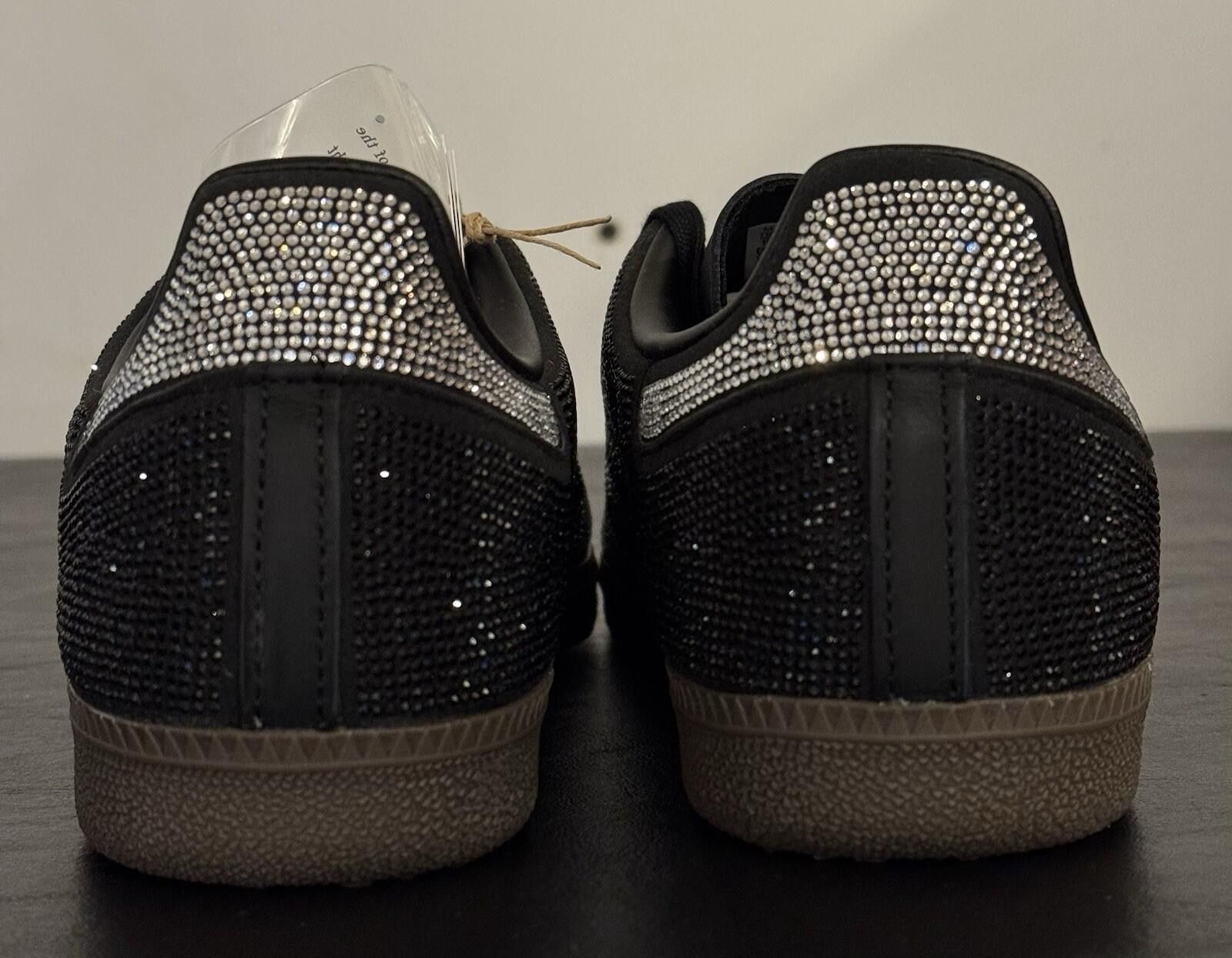 Adidas Size 10 - adidas Samba OG Black Silver Rhinestones W Size US 10 / IT 40 - 5 Thumbnail
