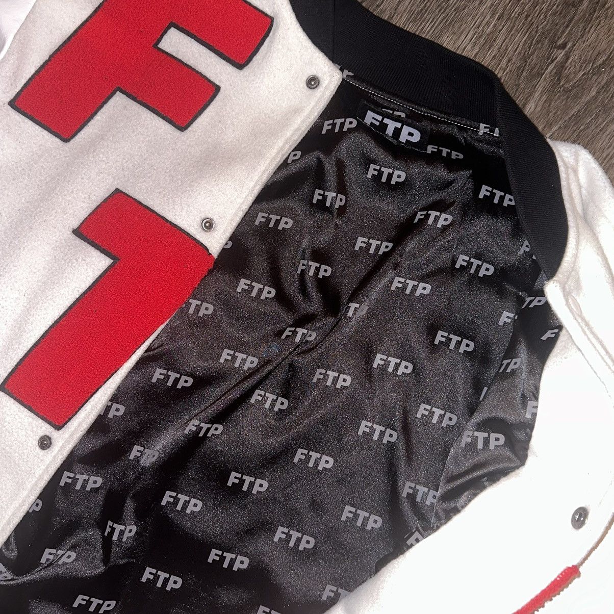 Fuck The Population × Rare × Streetwear FTP 10 years Varsity