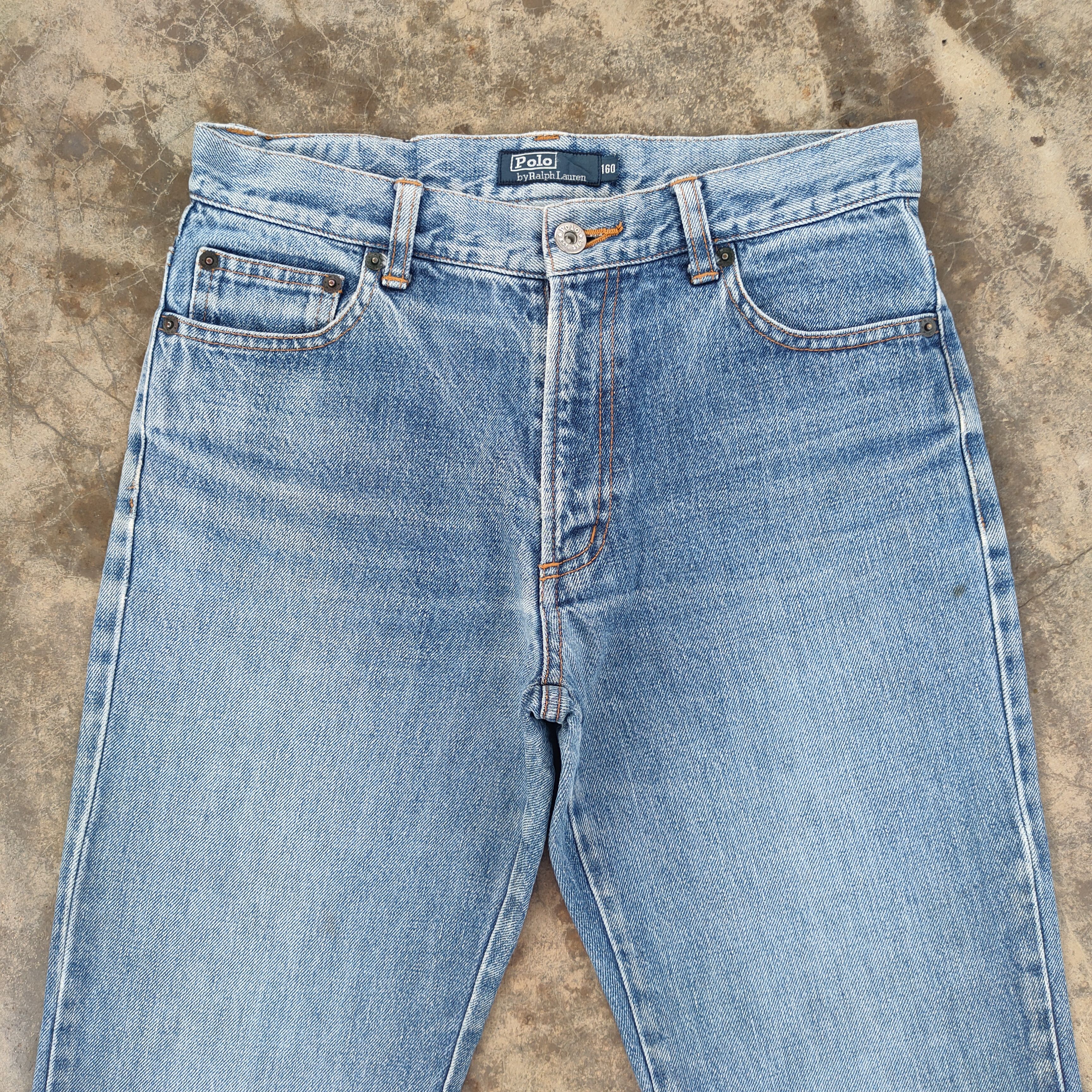 Polo Ralph Lauren VINTAGE POLO RALPH LAUREN FADED JEANS DENIM PANTS Size US 28 / EU 44 - 3 Thumbnail