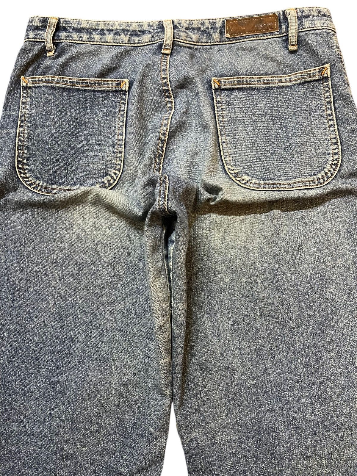 If Six Was Nine Vintage Y2K Japanese Wash Faded Wide Leg Bell Bottom Flare Size US 32 / EU 48 - 5 Thumbnail