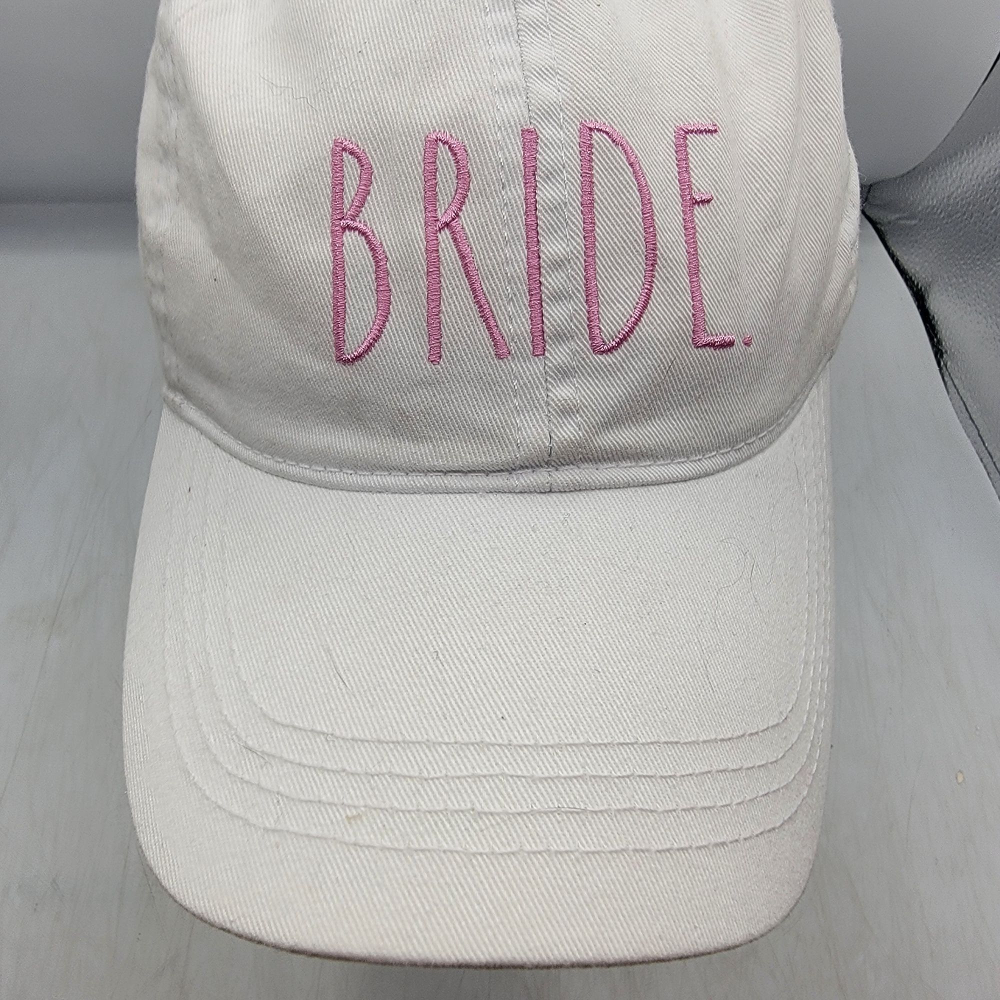 Other Rae Dunn Bride Embroidered White Baseball Cap Hat Casual Cut Size ONE SIZE - 9 Thumbnail