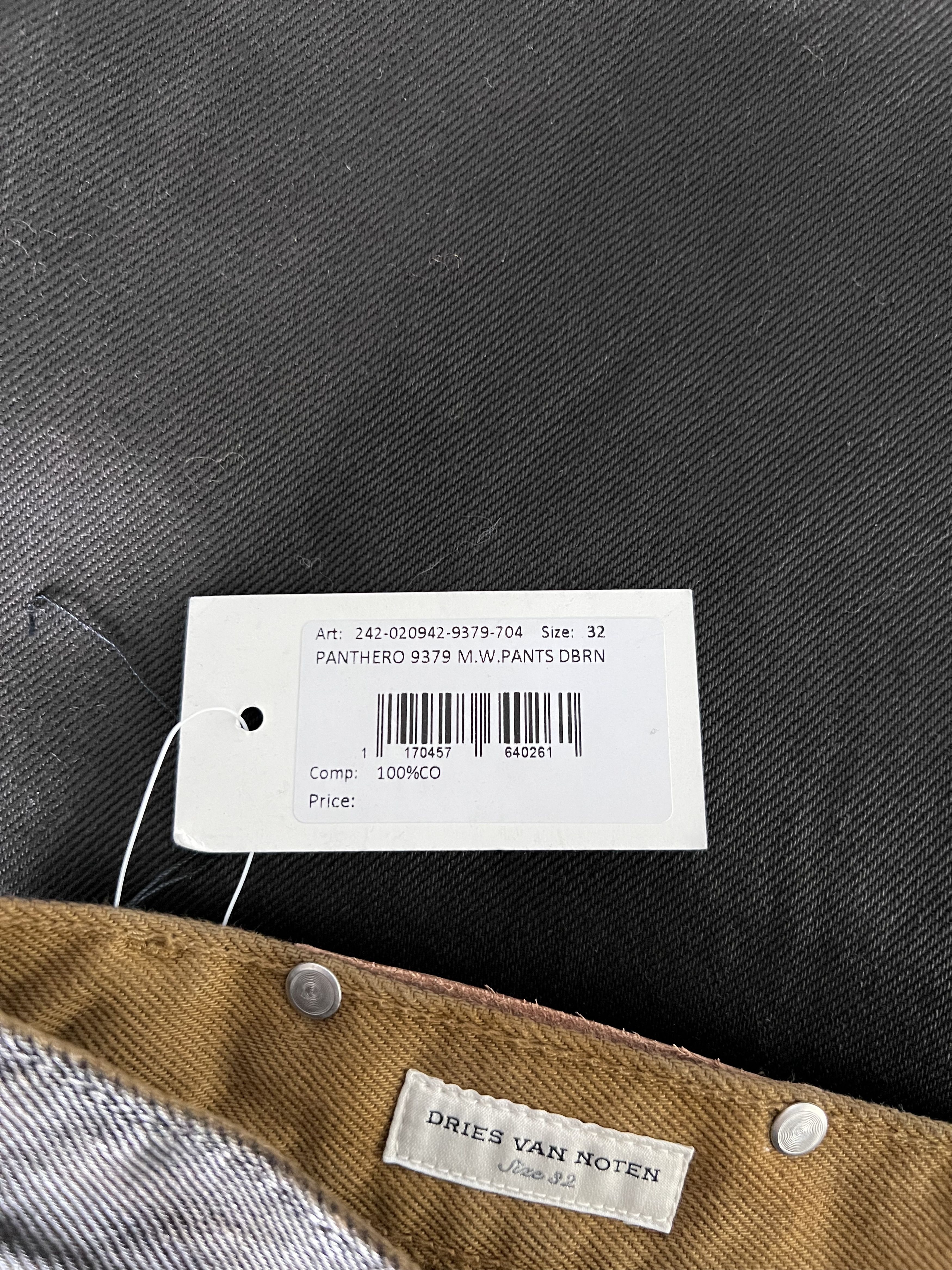Dries Van Noten Dries Van Noten Panthero Straight Leg in Brown Size US 32 / EU 48 - 7 Thumbnail