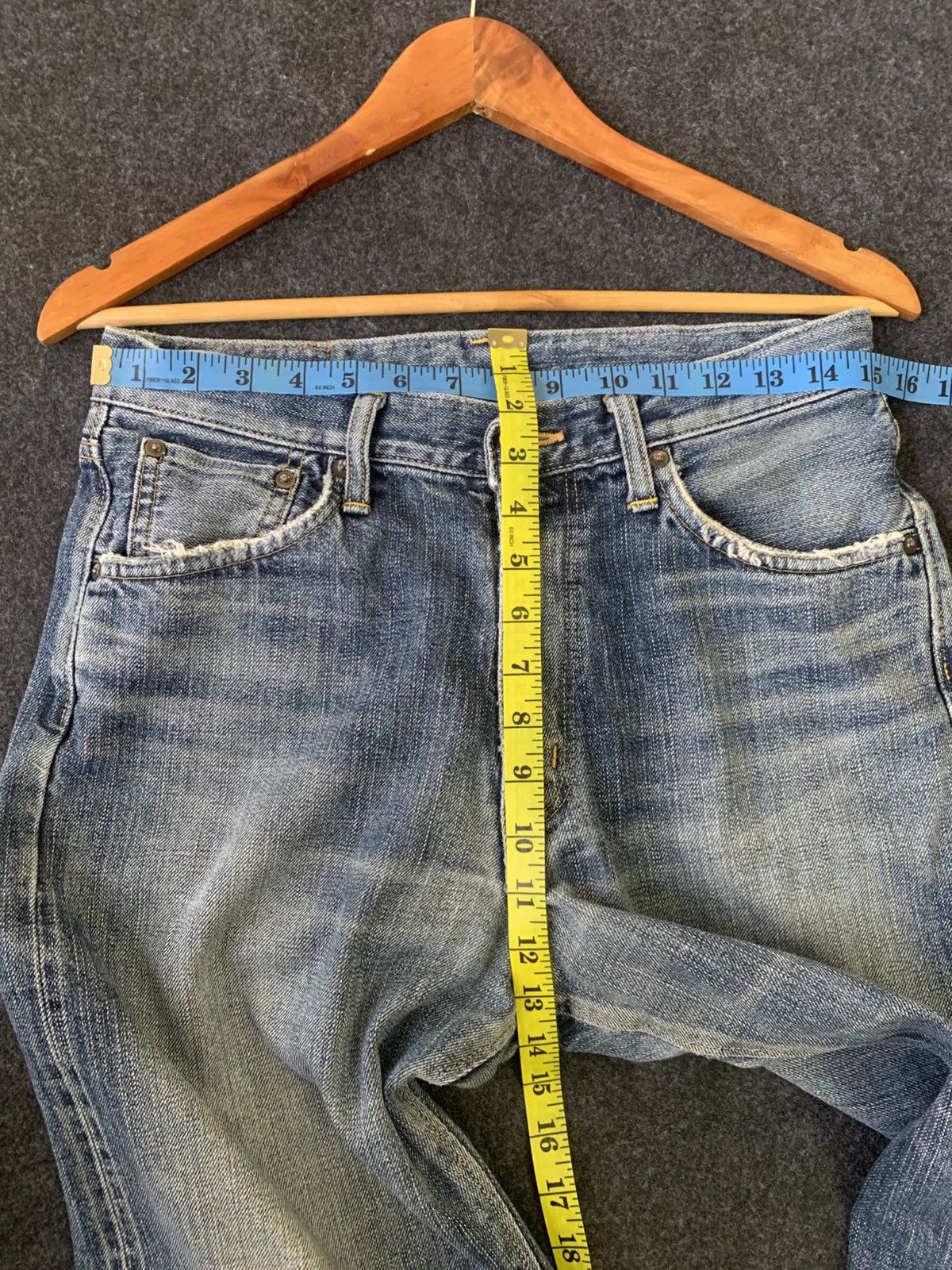 Edwin VINTAGE EDWIN 505z SELVEDGE. Size US 30 / EU 46 - 6 Thumbnail