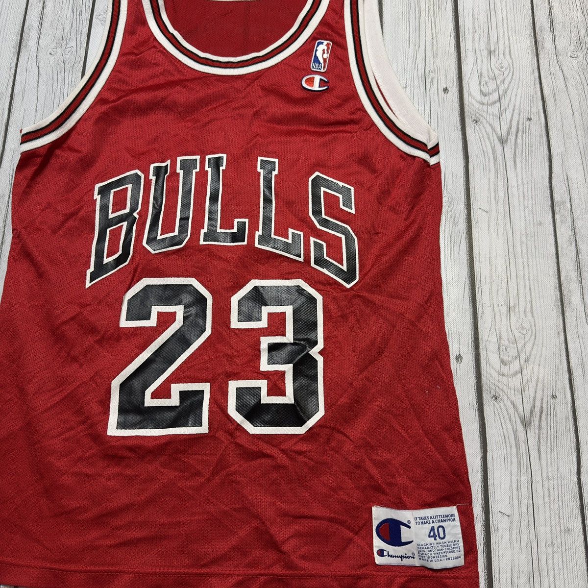 Champion × NBA × Vintage Vintage Chicago Bulls Michael Jordan jersey Size US M / EU 48-50 / 2 - 3 Thumbnail
