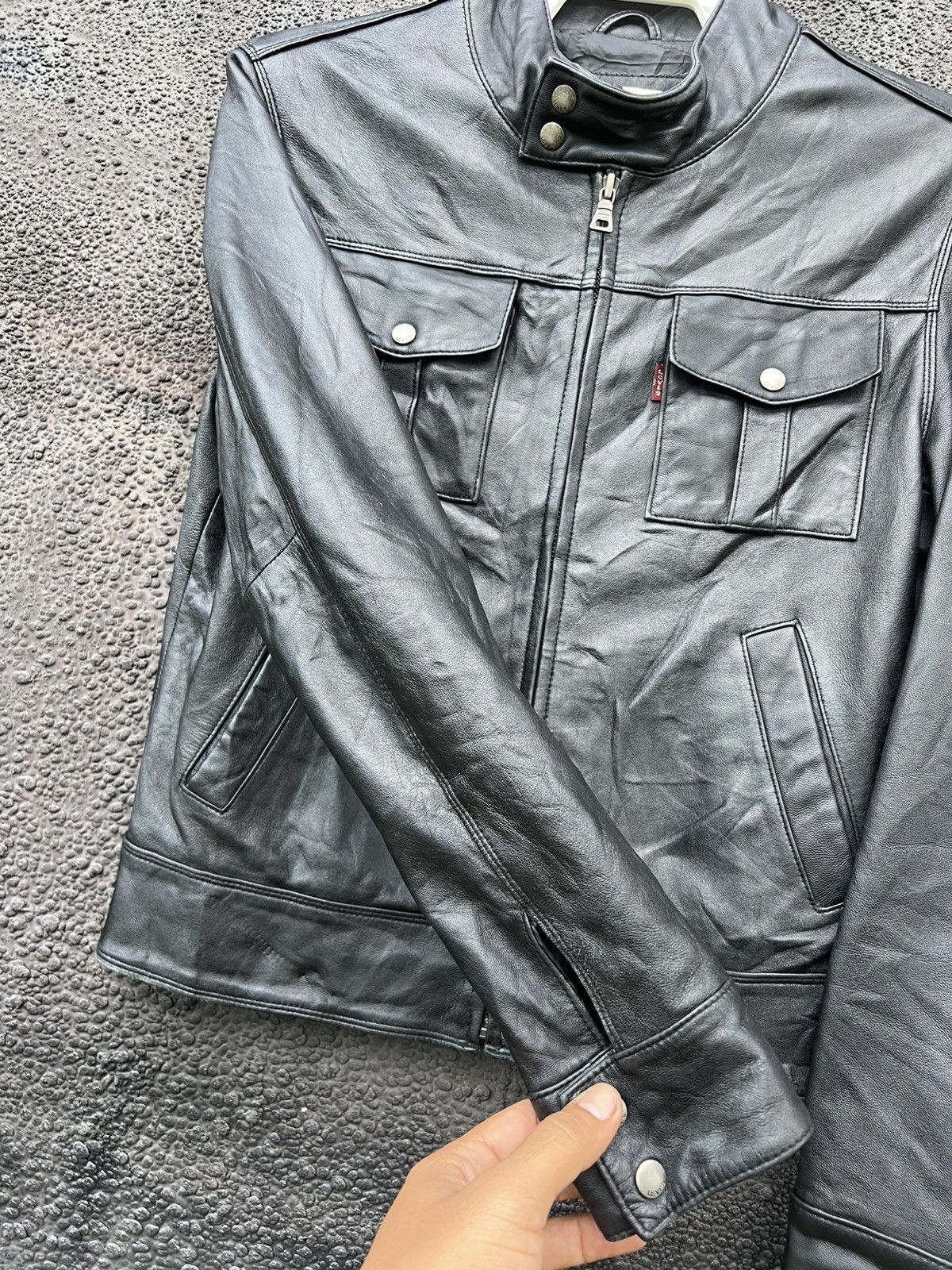 Levi's Lether Jacket Levis Size S / US 4 / IT 40 - 6 Thumbnail